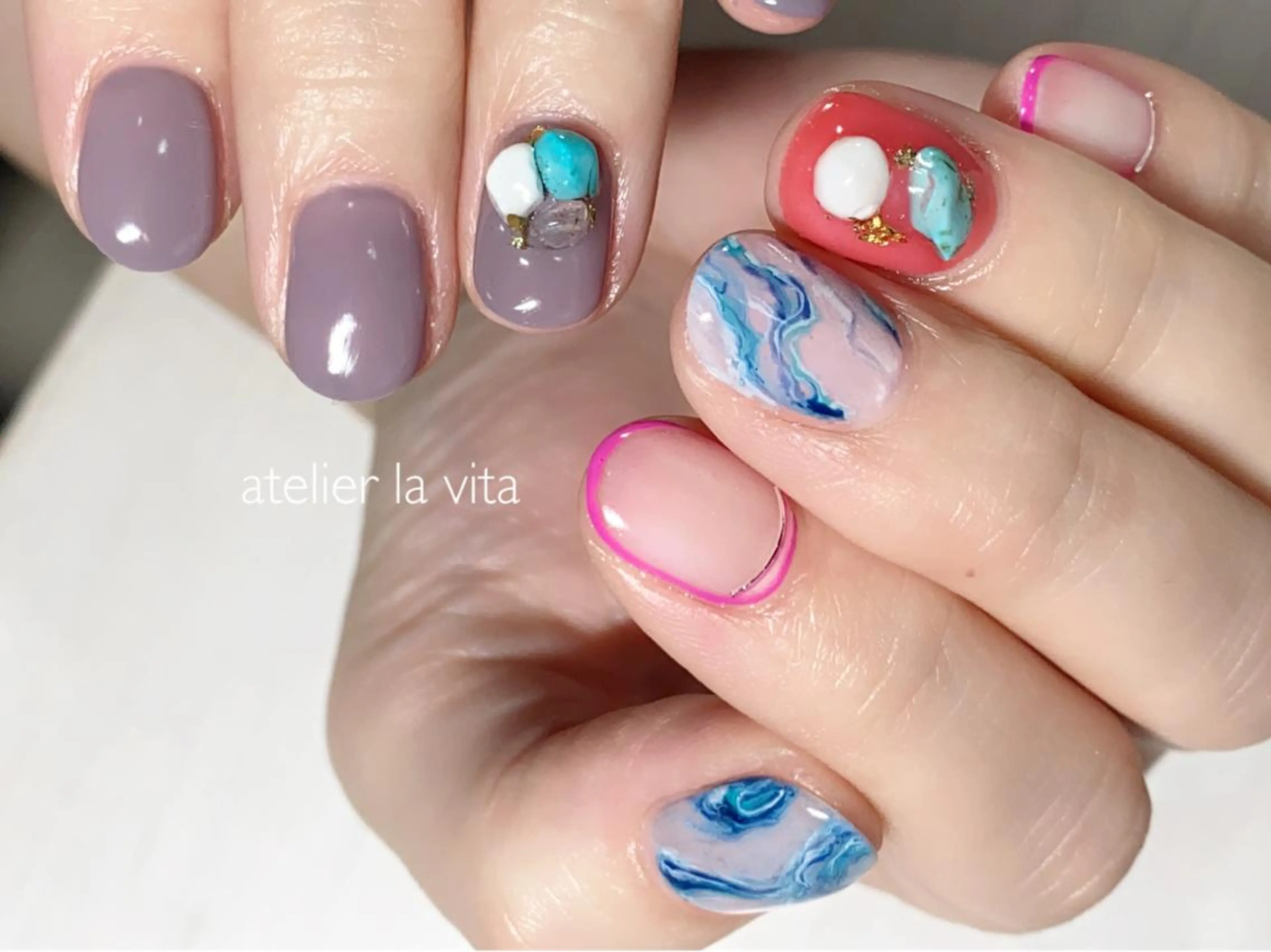 ネイル ハンドネイル atelier la vita所属・lavita. mimuraのネイルデザイン