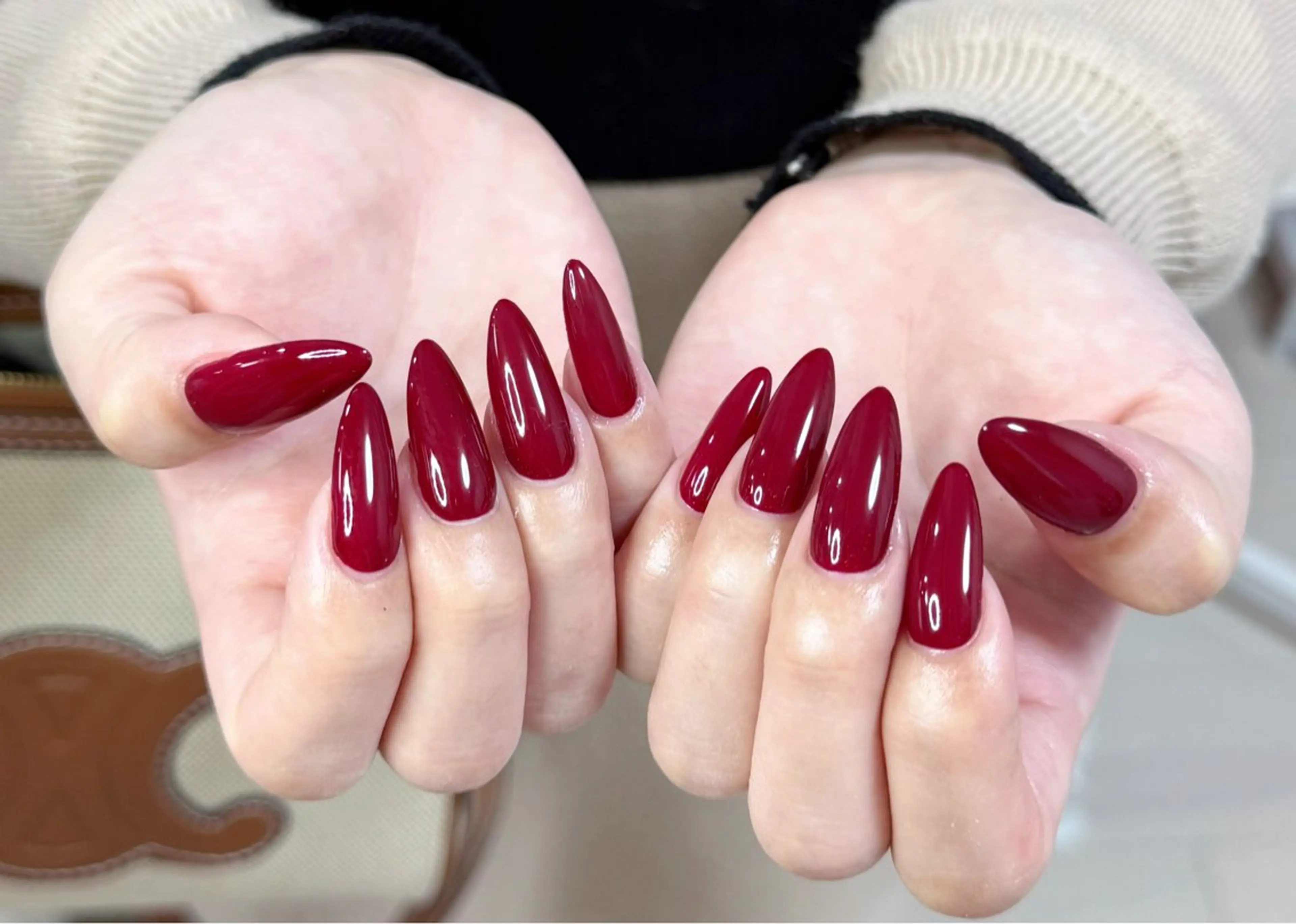 ネイル アートネイル オーロラネイル チークネイル フレンチネイル ガラスフレンチ ハンドネイル 🎀🎀YooLi Nail Salonのネイルデザイン