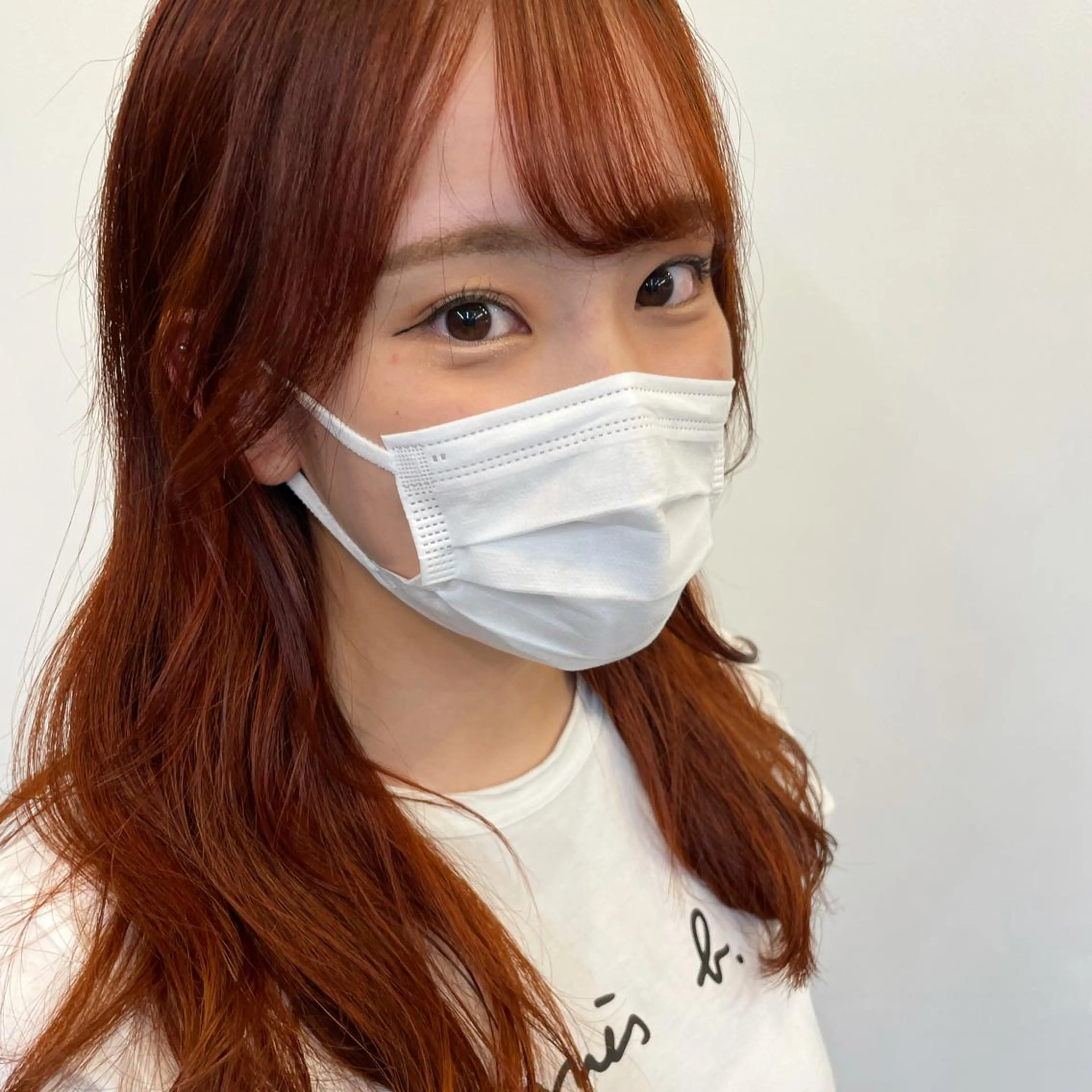 ロング カラー オレンジ 🦄垢抜けボブ特化× 暖色カラー未来🦄のヘアスタイル