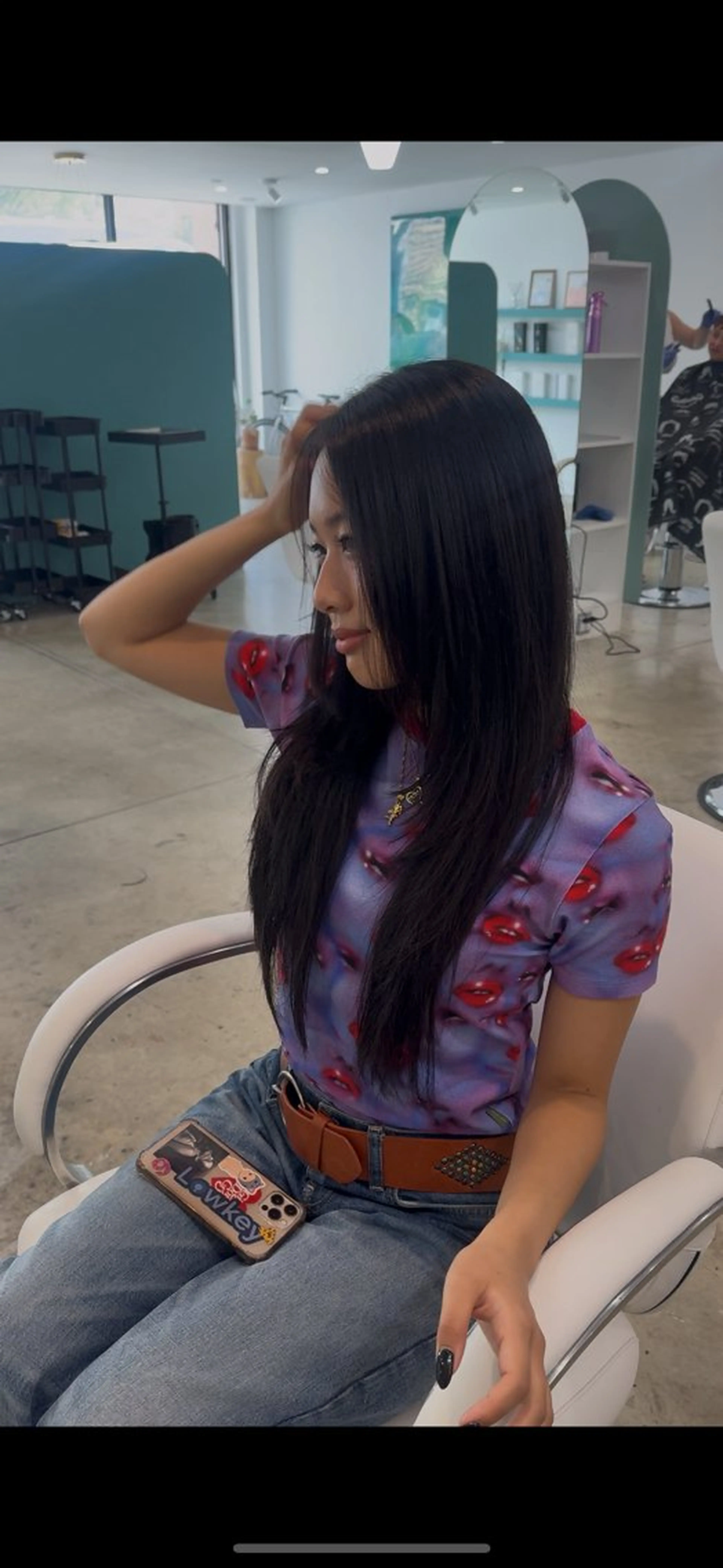 ロング ORO 池田店 松永歩莉のヘアスタイル