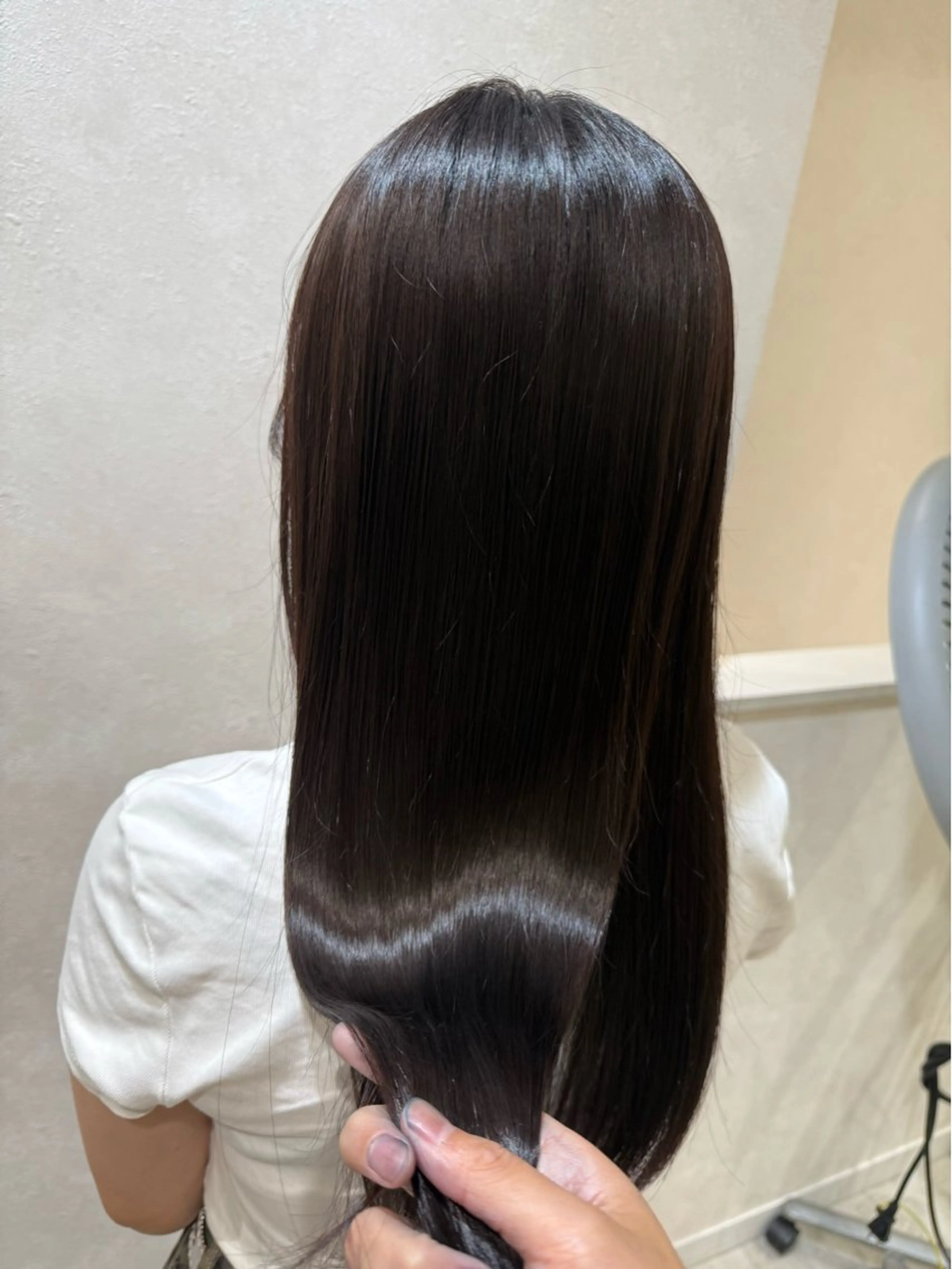 ロング パーマ 髪質改善 縮毛矯正 カット 縮毛矯正 トリートメント 髪質改善縮毛矯正 💎TOMOのヘアスタイル