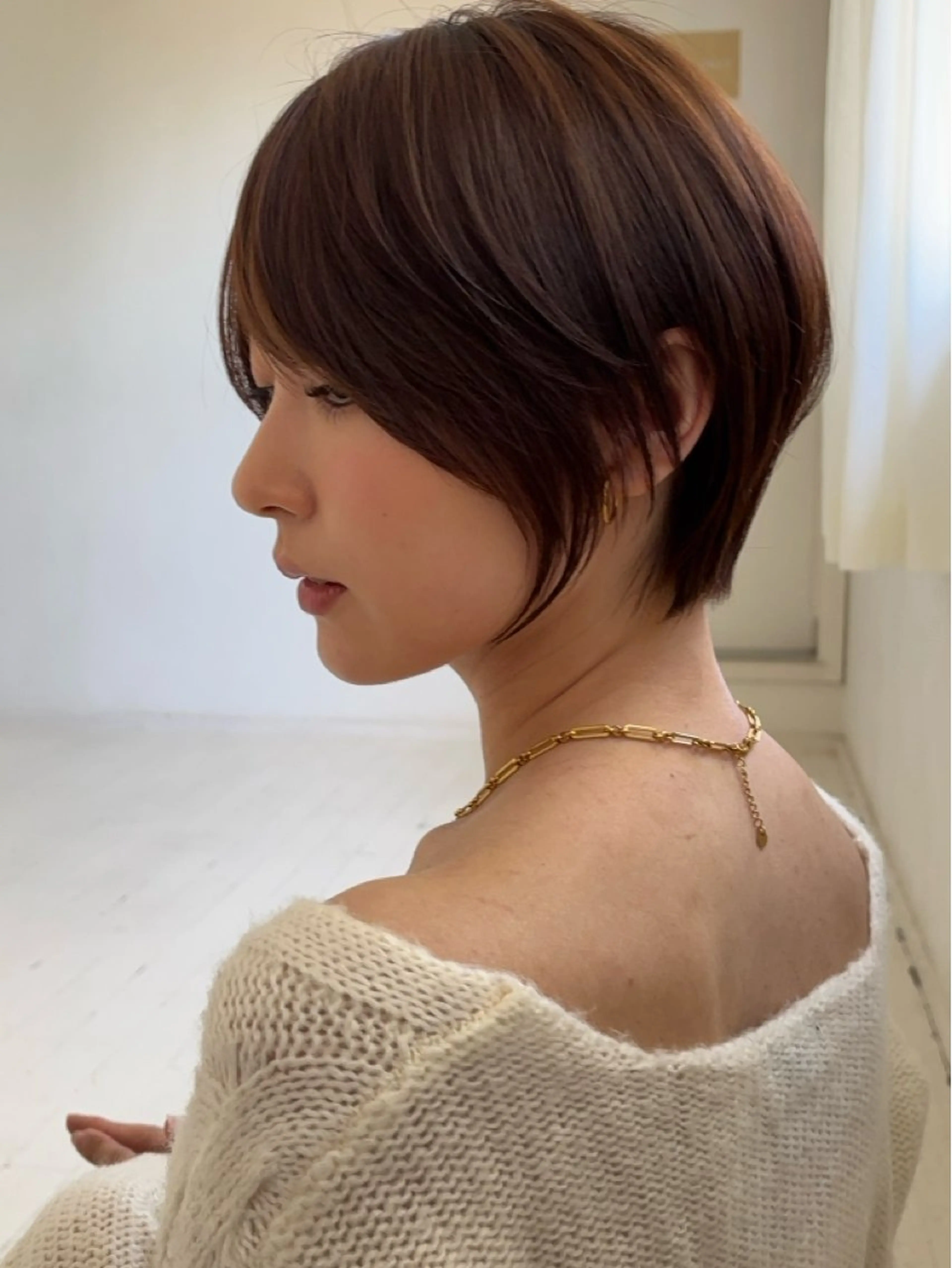 ショート レイヤー/ショート/ 山見陽のヘアスタイル