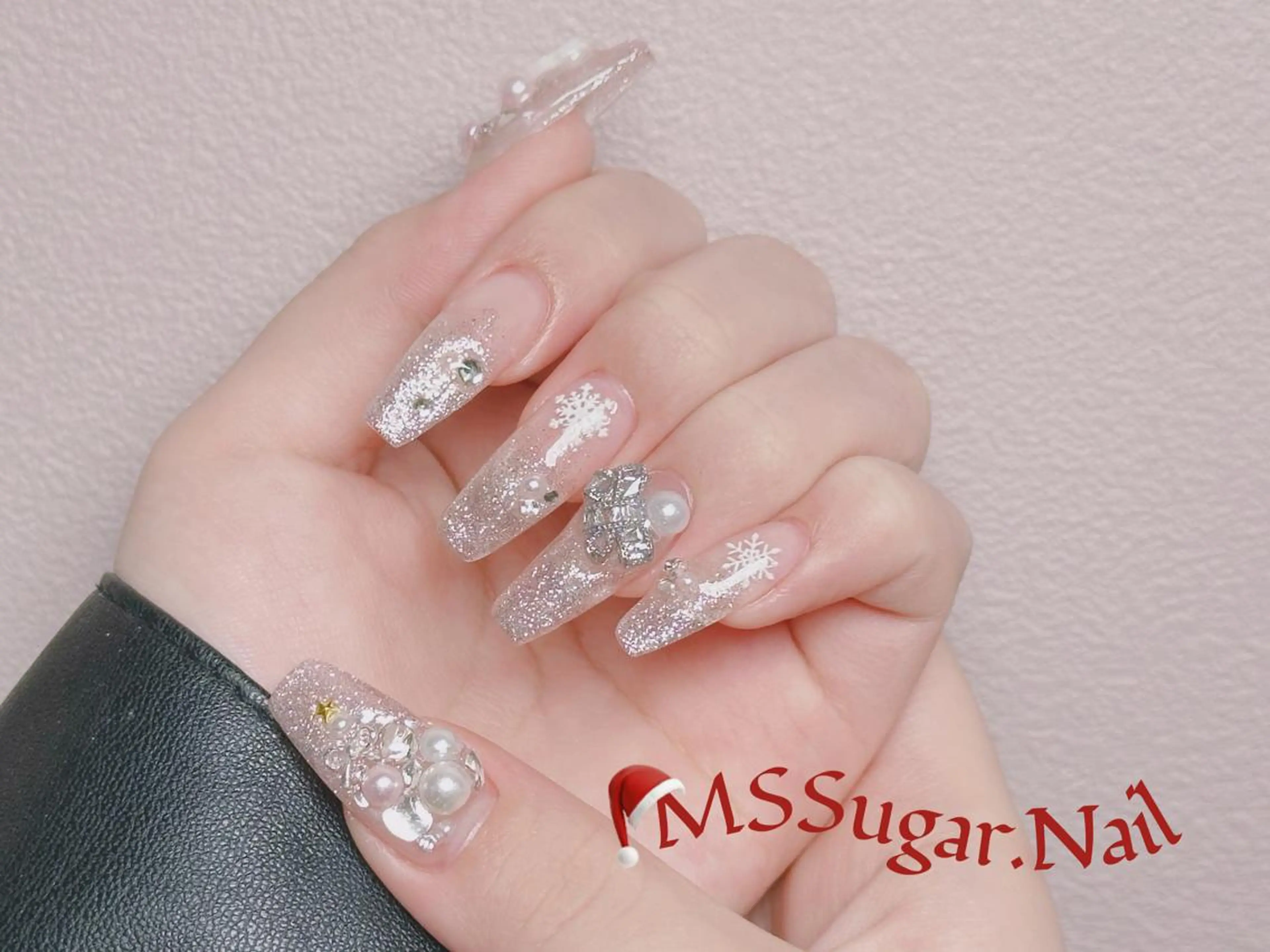 ネイル ハロウィン ロングネイル マグネットネイル スカルプネイル ネイルチップ MSSugar Nailのネイルデザイン