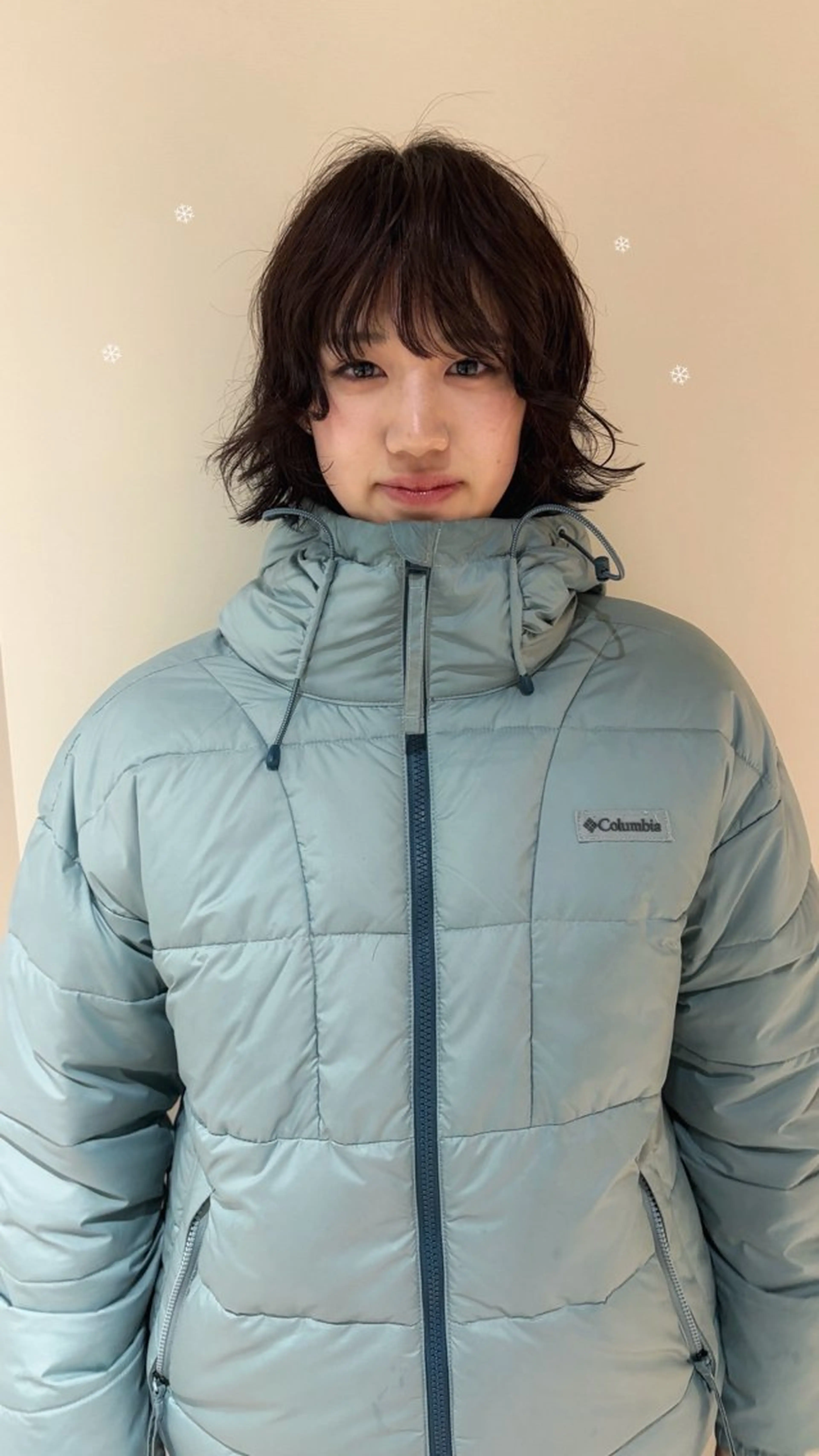 ショート カット パーマ ボブ/透明感カラー Fukaのヘアスタイル