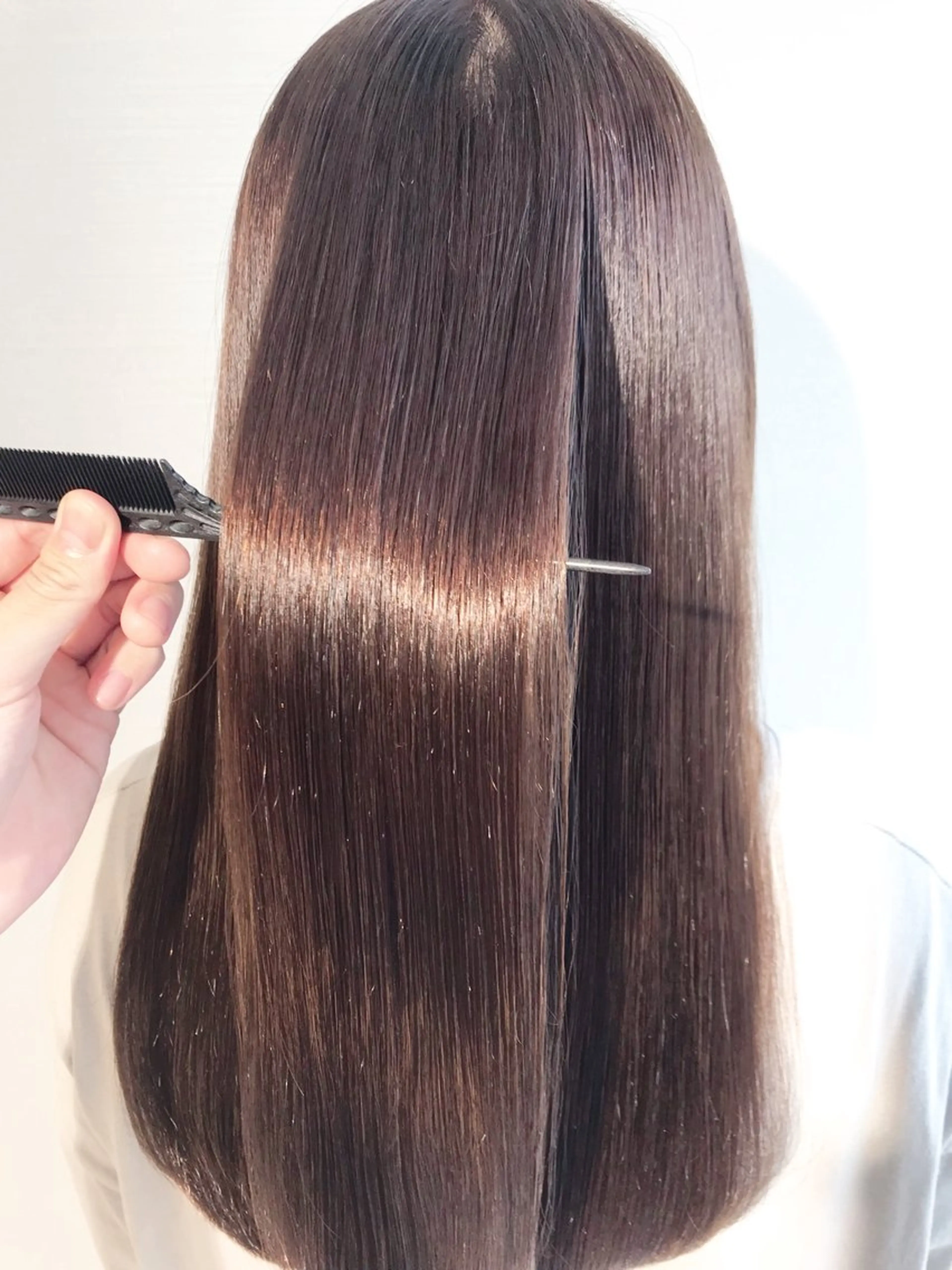 ロング 髪質改善 トリートメント カット ヘアカラー トリートメント 🌈ハイトーン髪質改 善🌈polon🌟のヘアスタイル