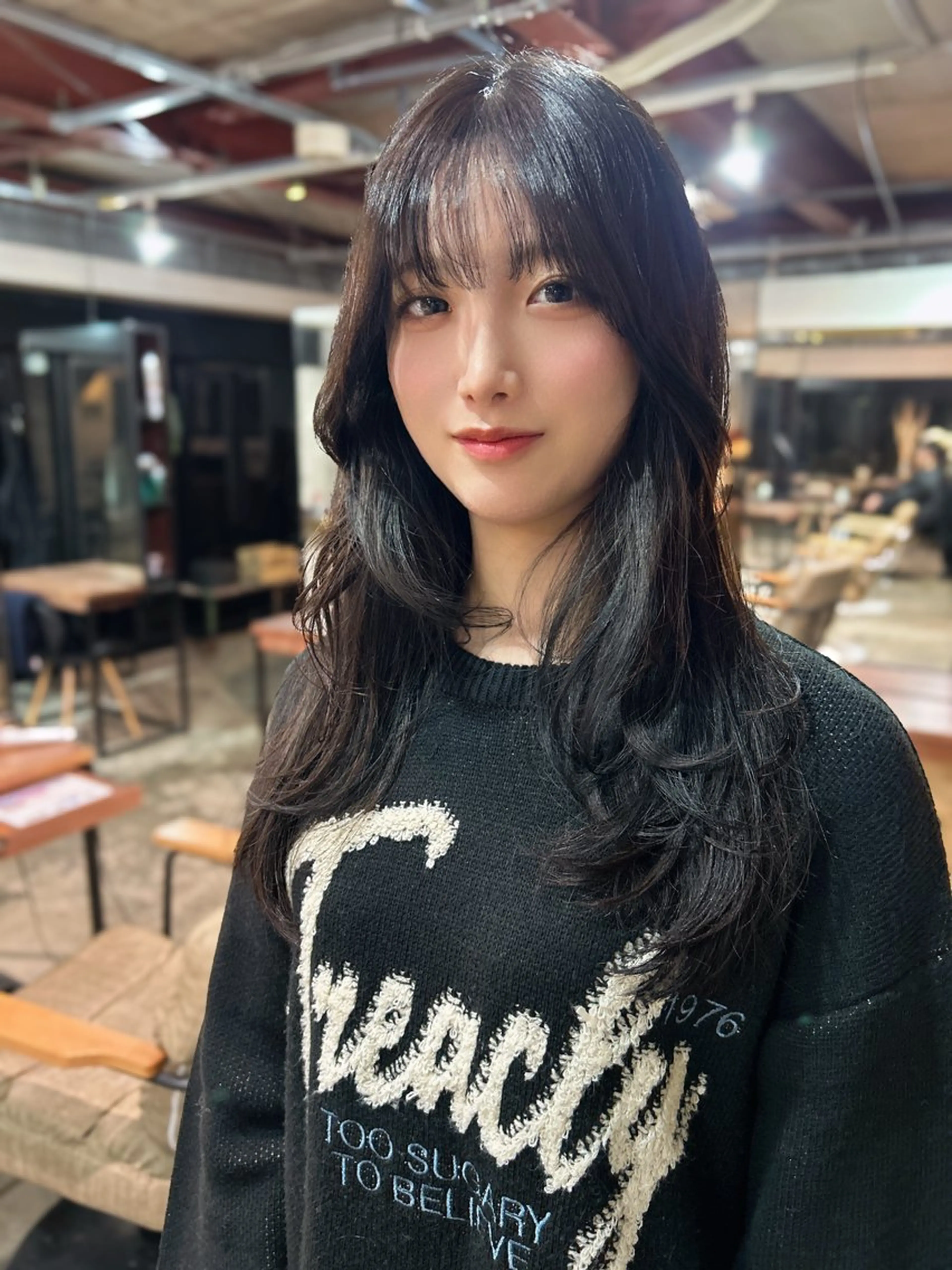 ロング カラー ヘアアレンジ カット ヘアカラー トリートメント ダブルカラー/ 透明感/SHISEIのヘアスタイル