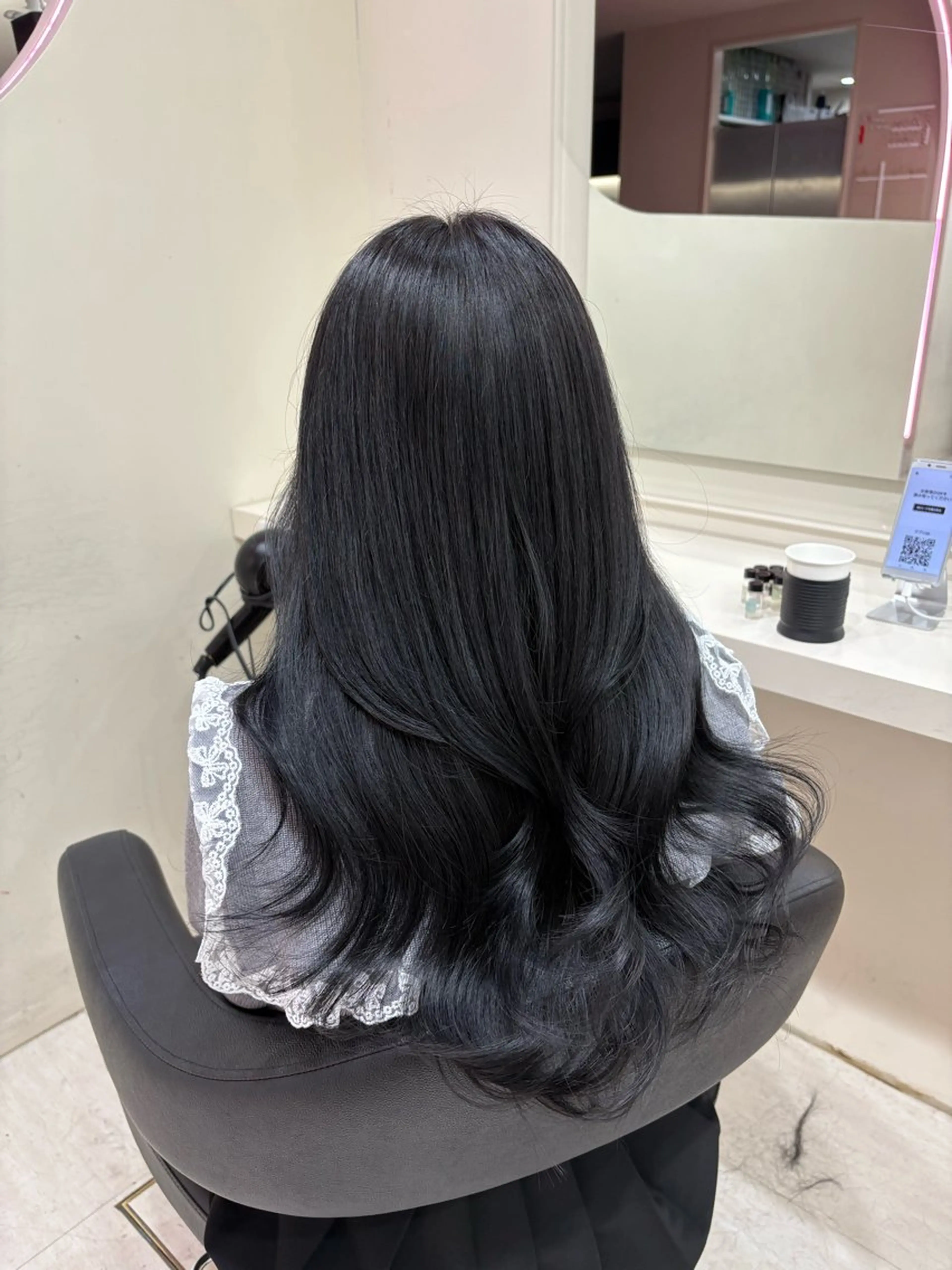 セミロング カラー ヘアアレンジ ヘアカラー 💟RINNA 艶カラー💟のヘアスタイル