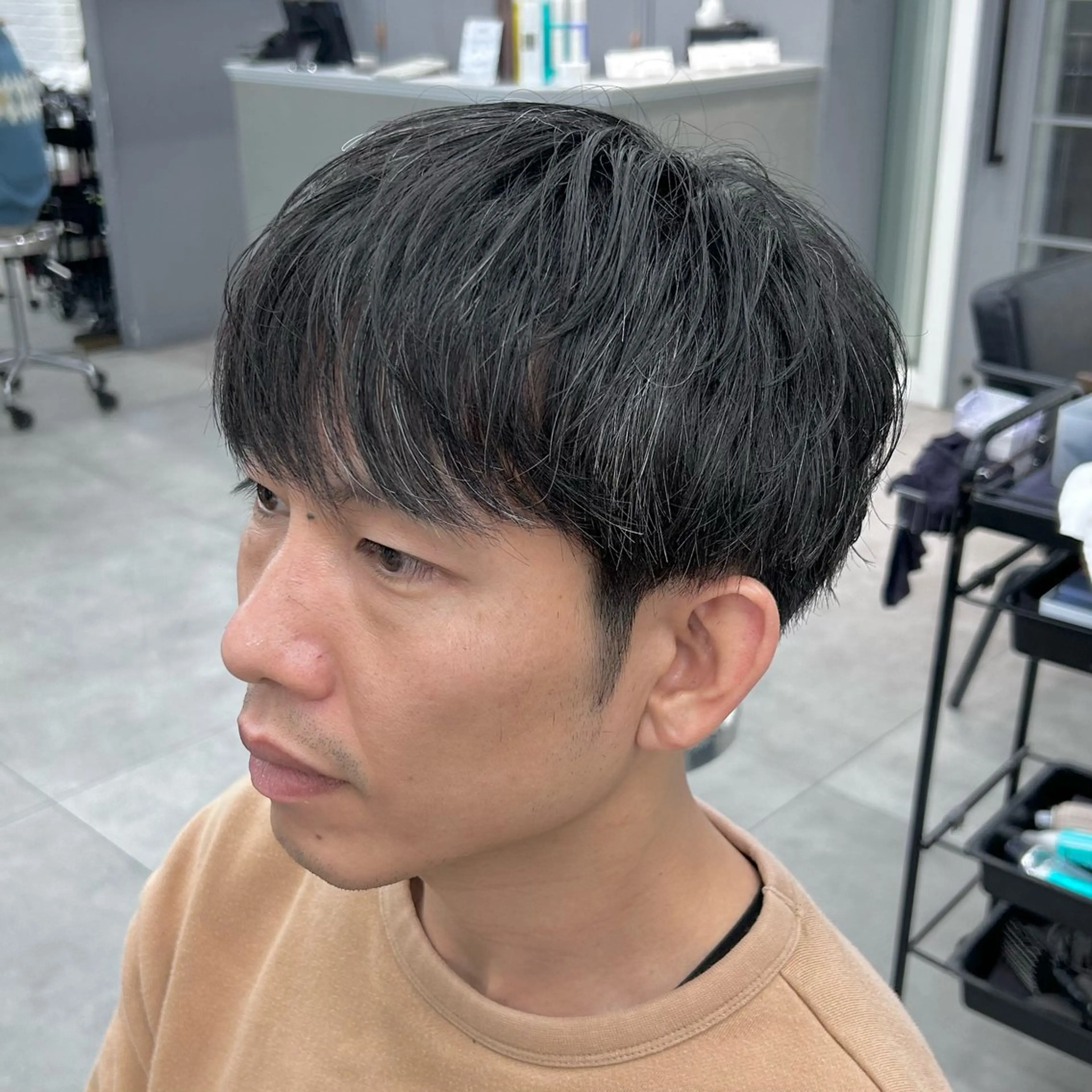 メンズ マッシュ 刈り上げ カット 👑メンズパーマ👑 /原宿/かずまのヘアスタイル