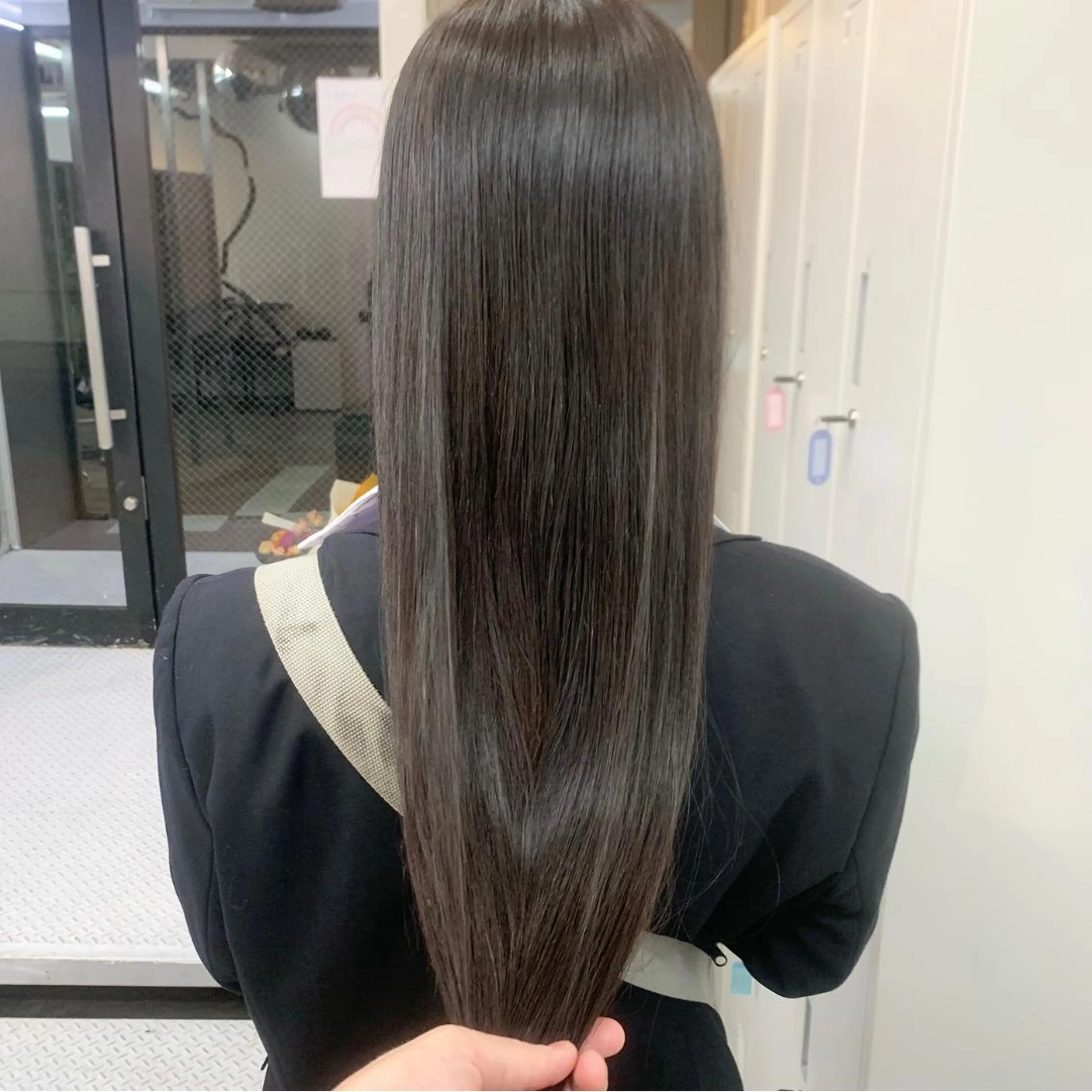 ロング カラー ヘアアレンジ トリートメント ハイトーン/美髪矯正 🍃大江拓実のヘアスタイル