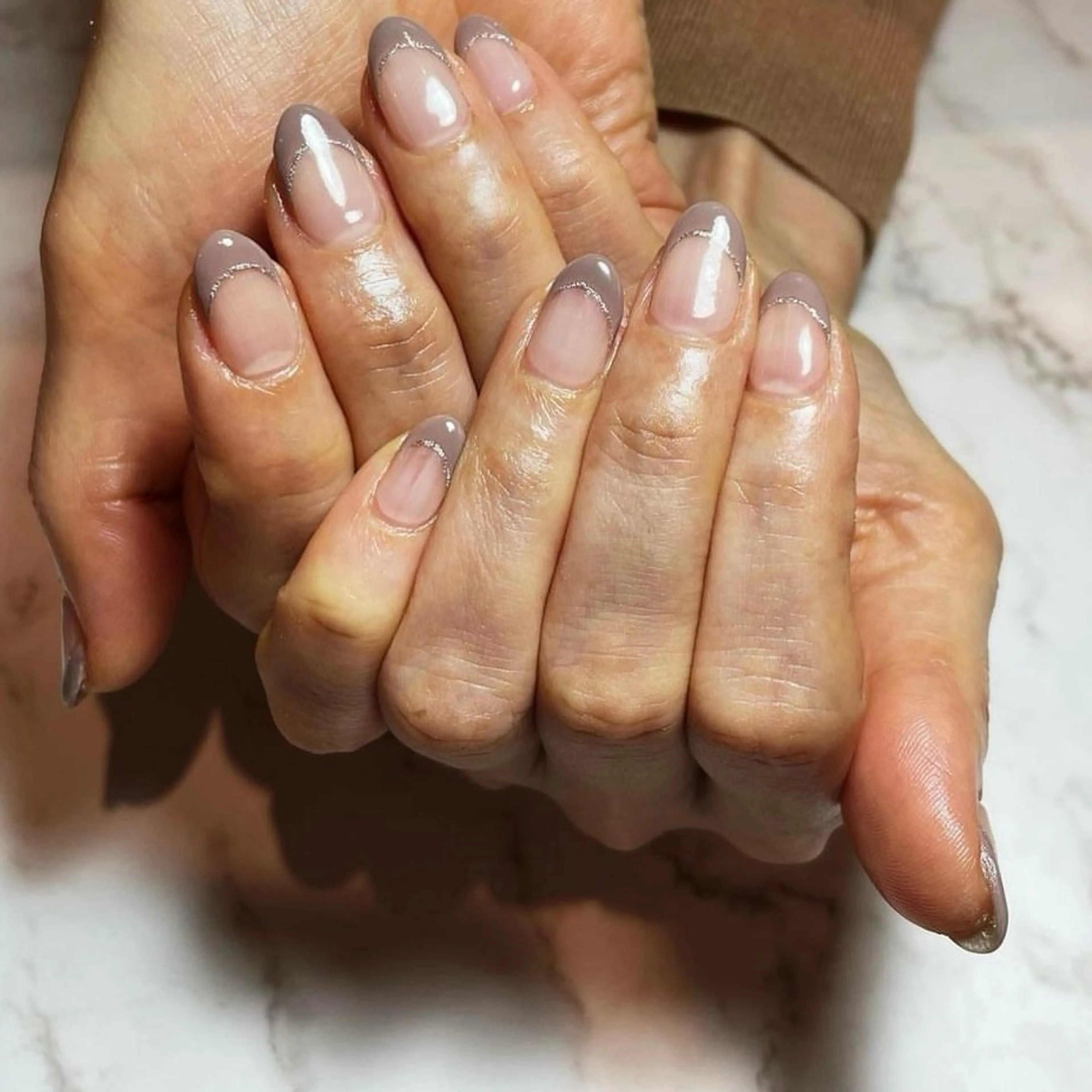 ネイル ラメ(グリッター) Rich to勝川店所属・村瀬 満里子のネイルデザイン