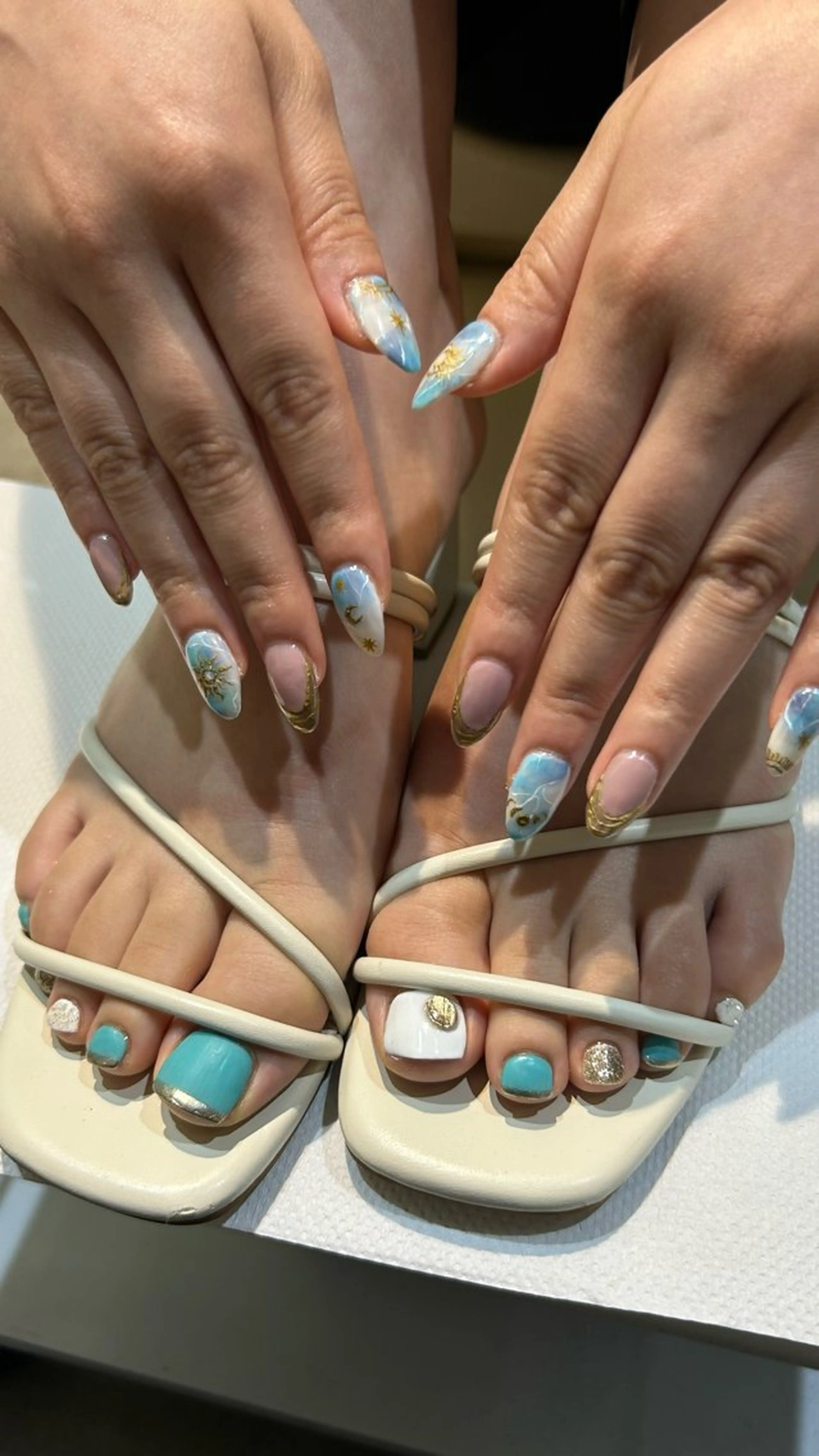 ネイル フットネイル フットネイル uruma🩰/ Avenueのネイルデザイン