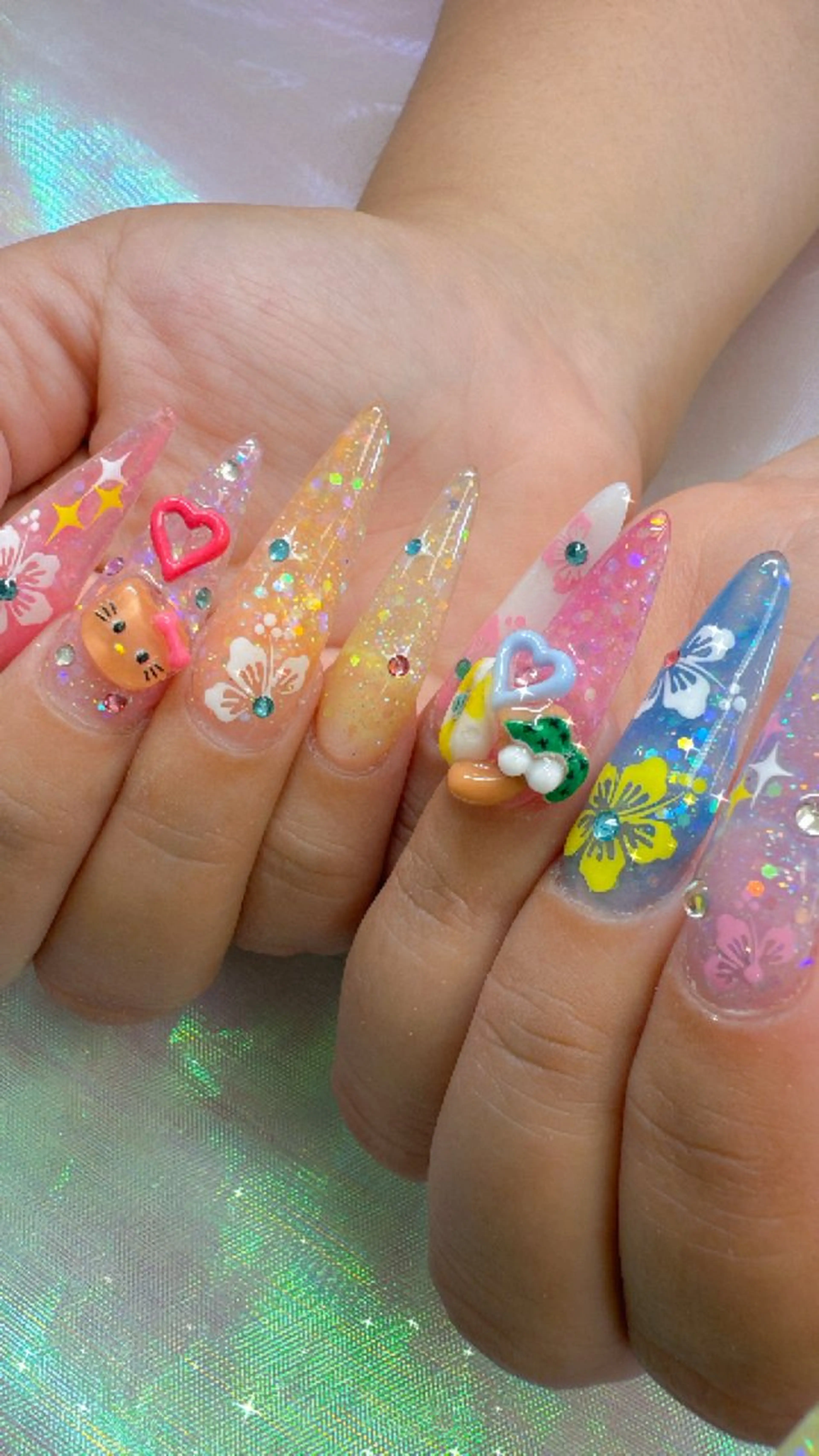 ネイル スカルプネイル ハンドネイル Beauty salon 100＋大鳥居店所属・100＋大鳥居店 MIKAのネイルデザイン