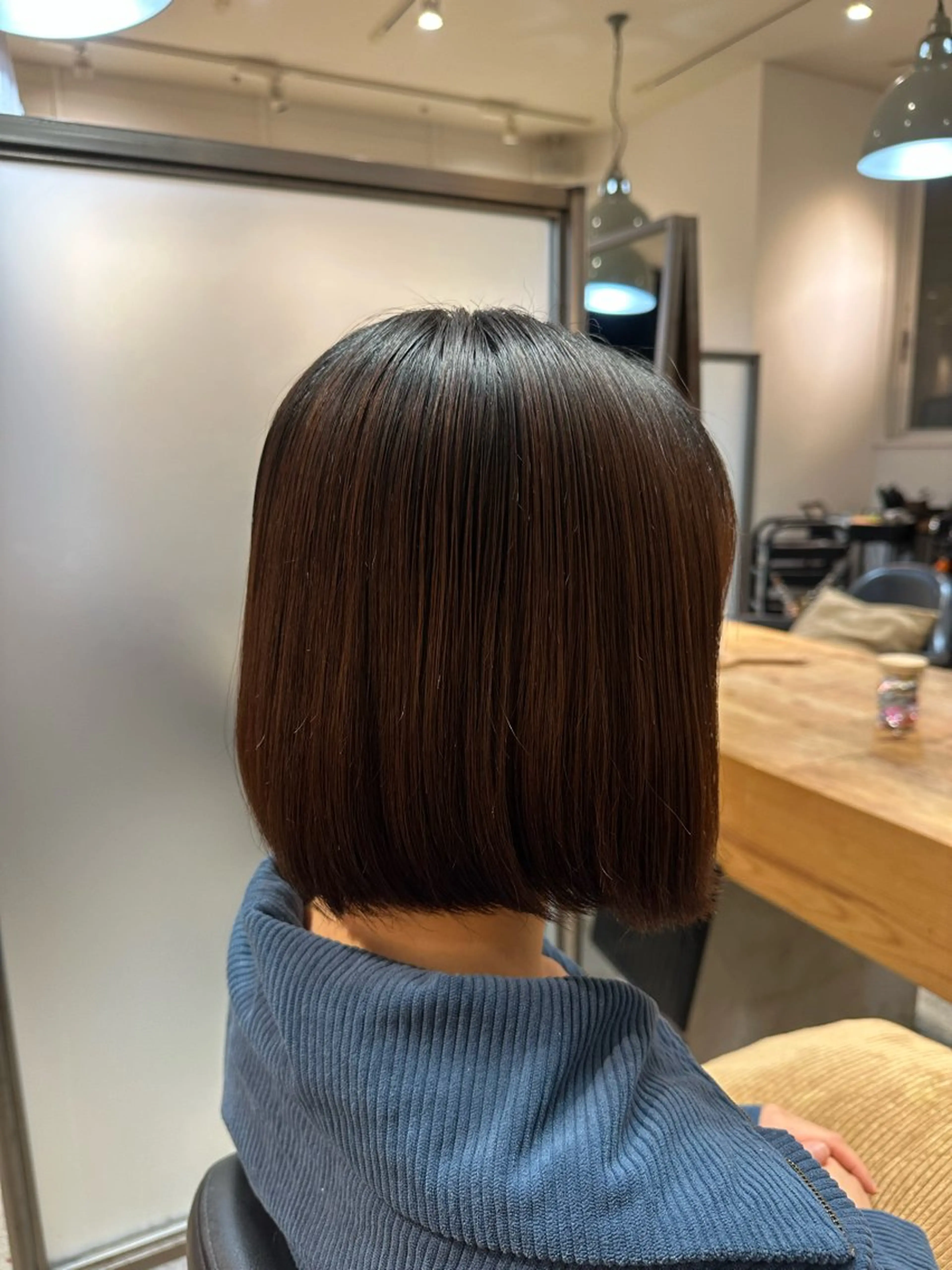 ミディアム パーマ ブリーチカラー/ 透明感/aika¨̮のヘアスタイル