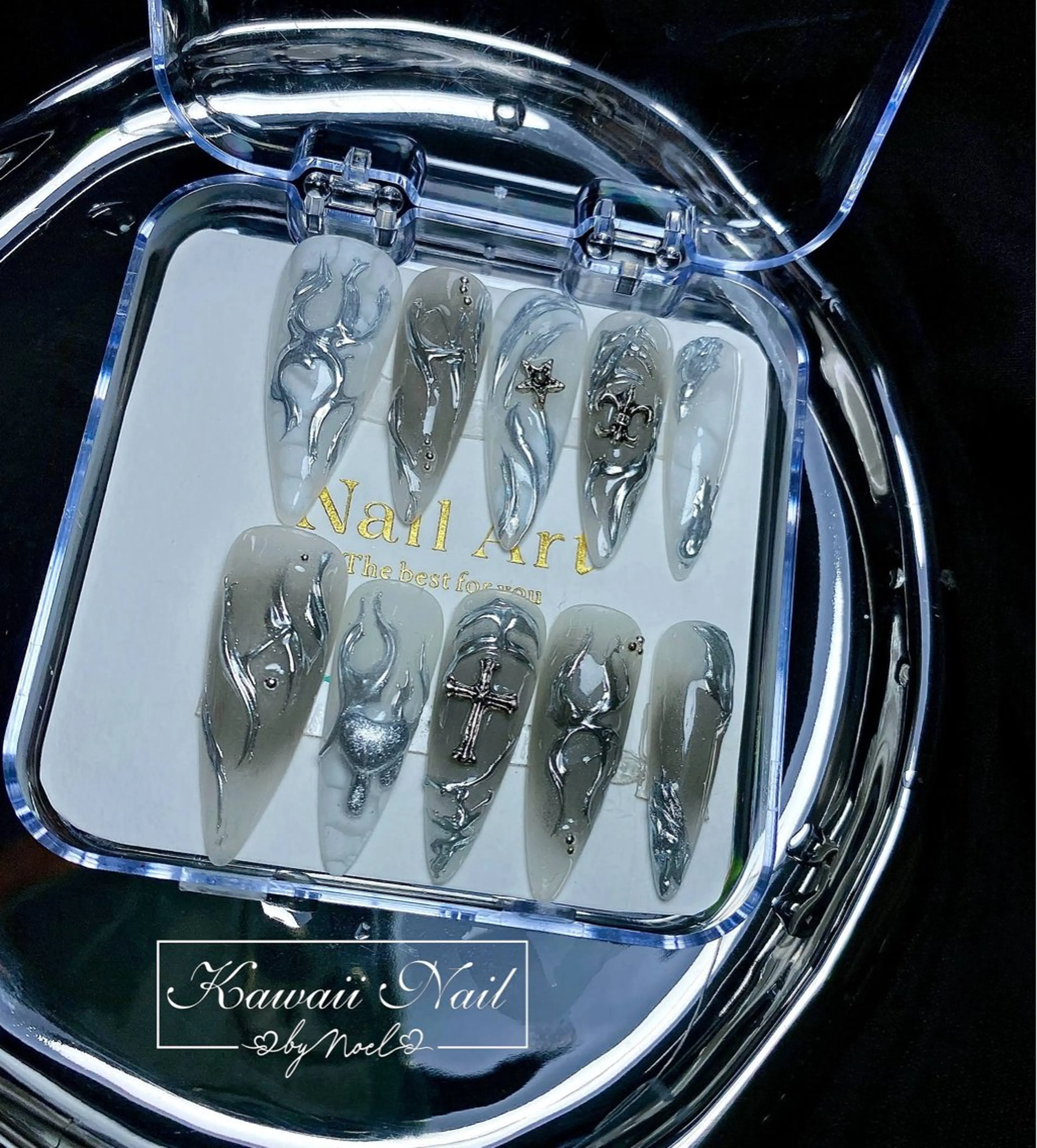 ネイル アートネイル フットネイル フレンチネイル ジェルネイル 韓国ネイル Kawaii Nail Salon所属・YURI NAIL NARITAのネイルデザイン