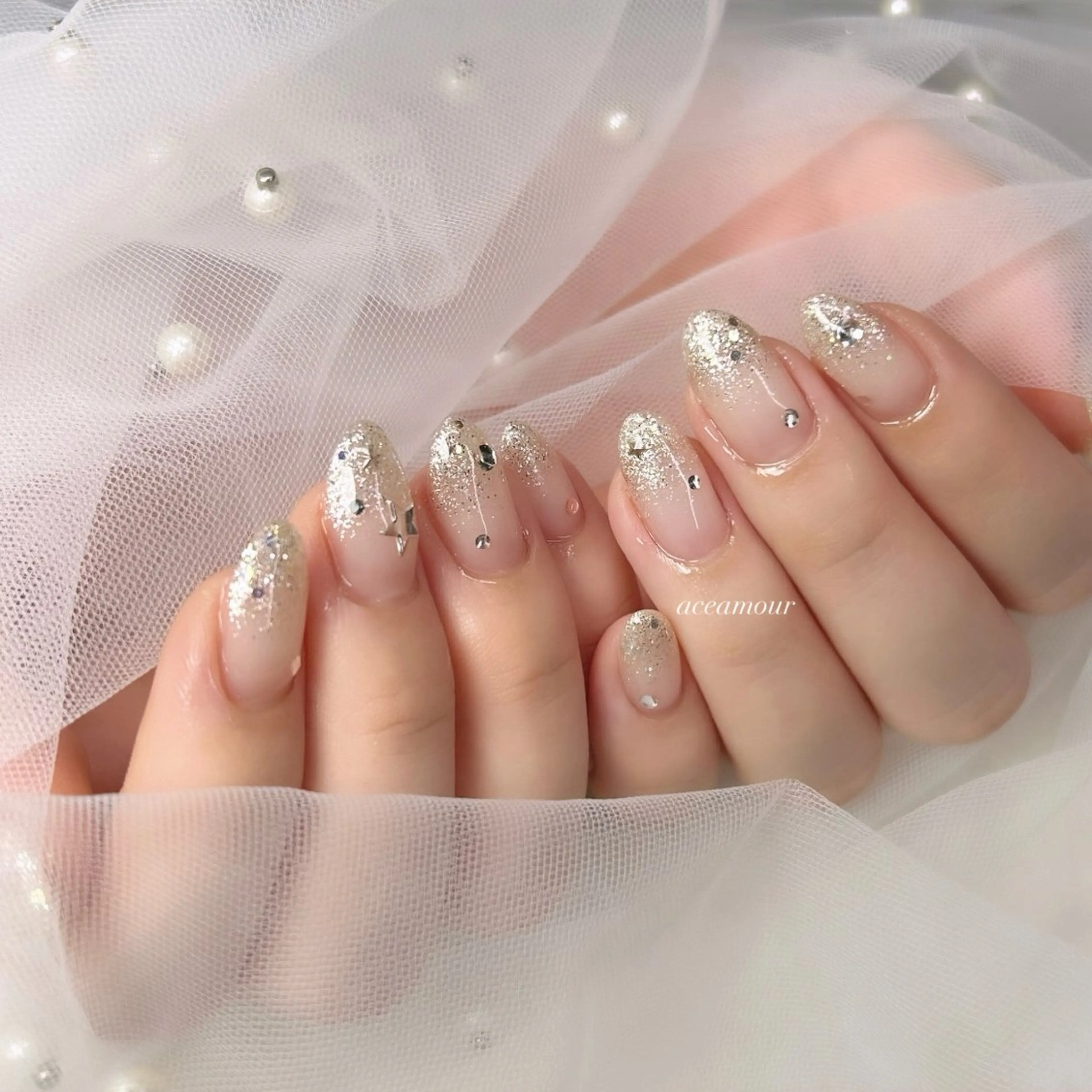 ネイル ハンドネイル ネイル/耳つぼ /新ホワイトニングのネイルデザイン