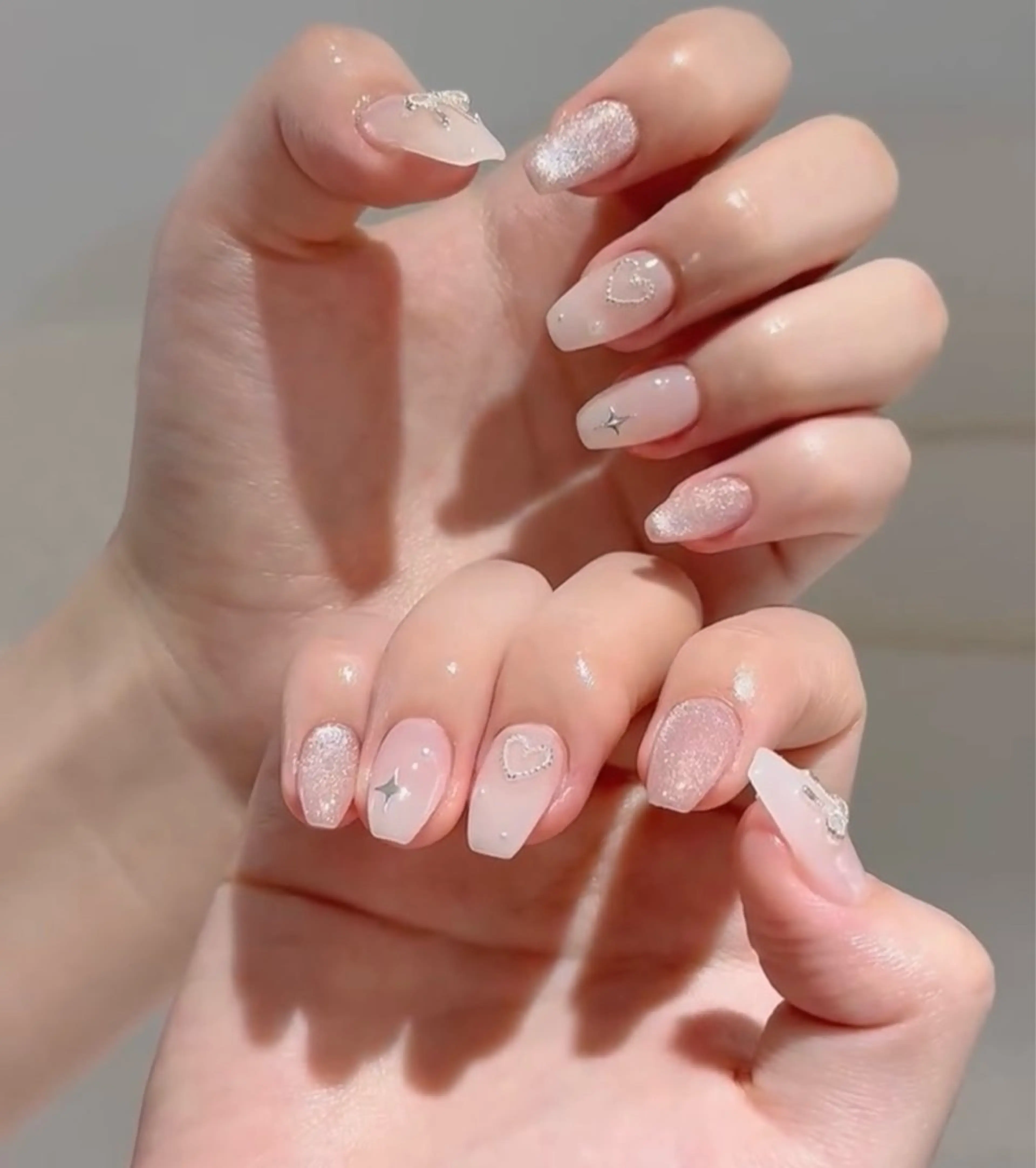 ネイル 韓国ネイル 持ち込み ニュアンスネイル ネイルチップ ハンドネイル TABI ANA.CHUOのネイルデザイン