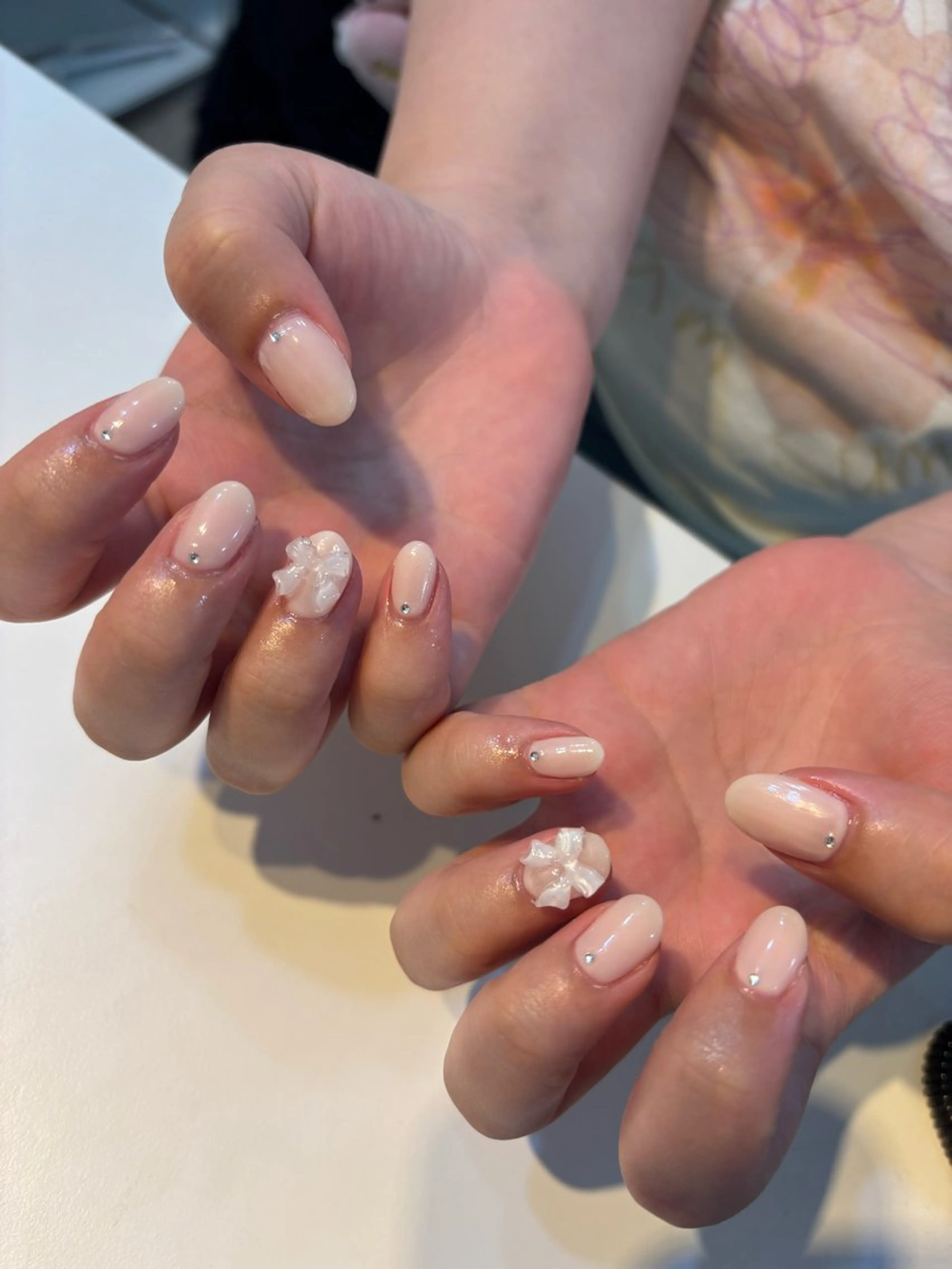 ネイル ワンカラーネイル Mellow【メロー】by Cherie la mer  新宿店 パラジェル取扱/フィルイン無料所属・海老澤 萌のネイルデザイン