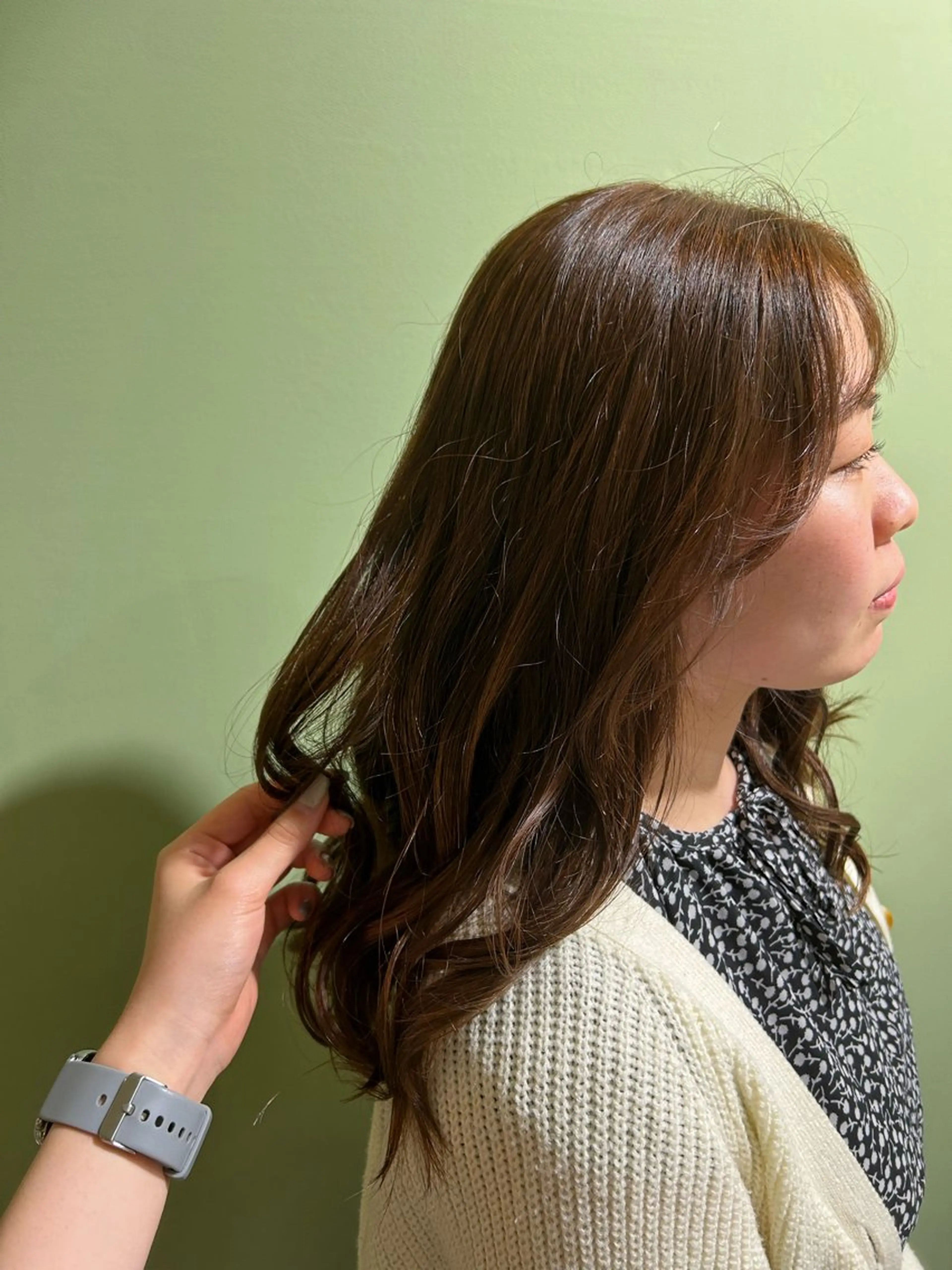 カラー 一條 乃亜のヘアスタイル