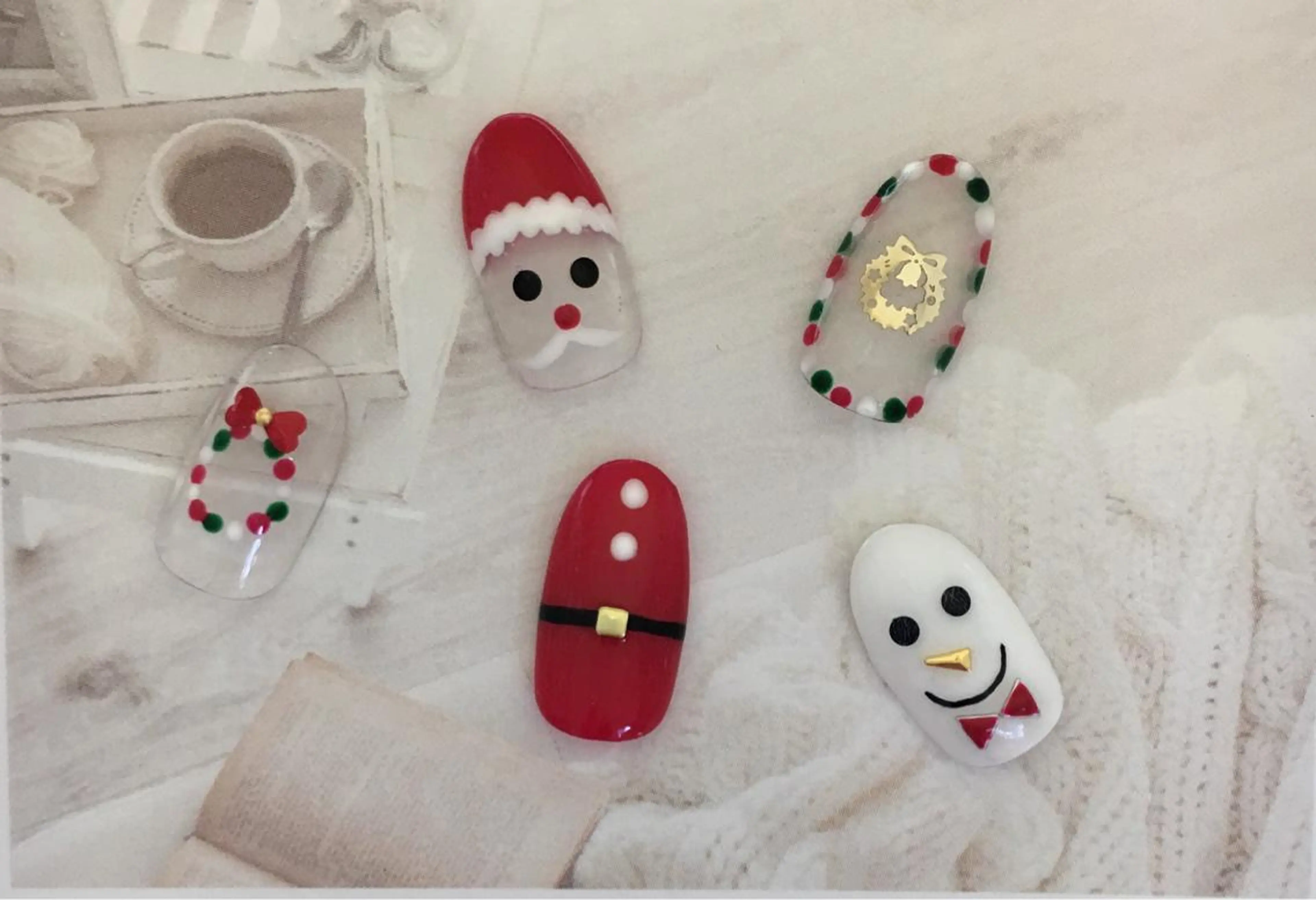 ネイル 冬ネイル クリスマス フジタ エリカのネイルデザイン