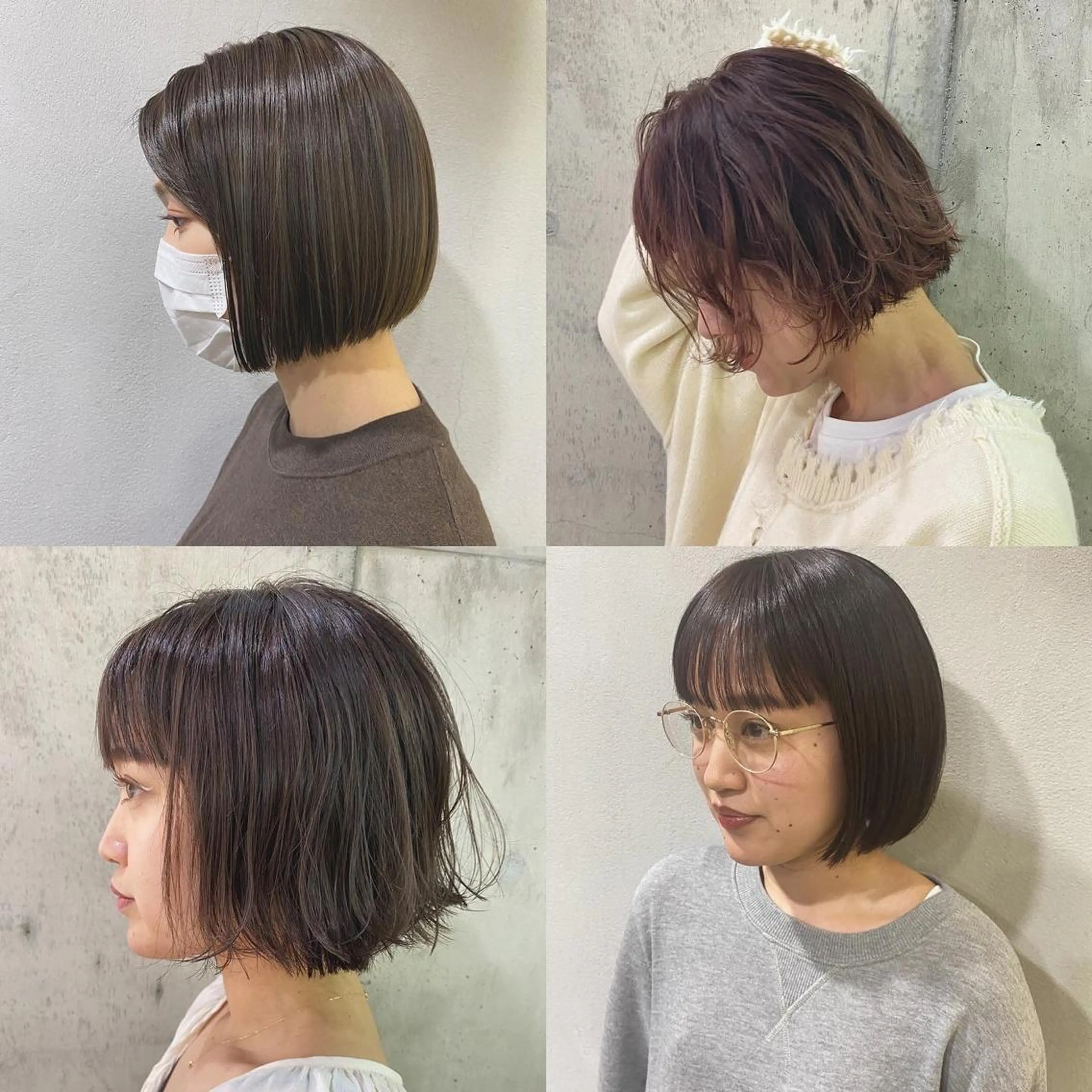 ショート カラー 舟橋 りんかのヘアスタイル