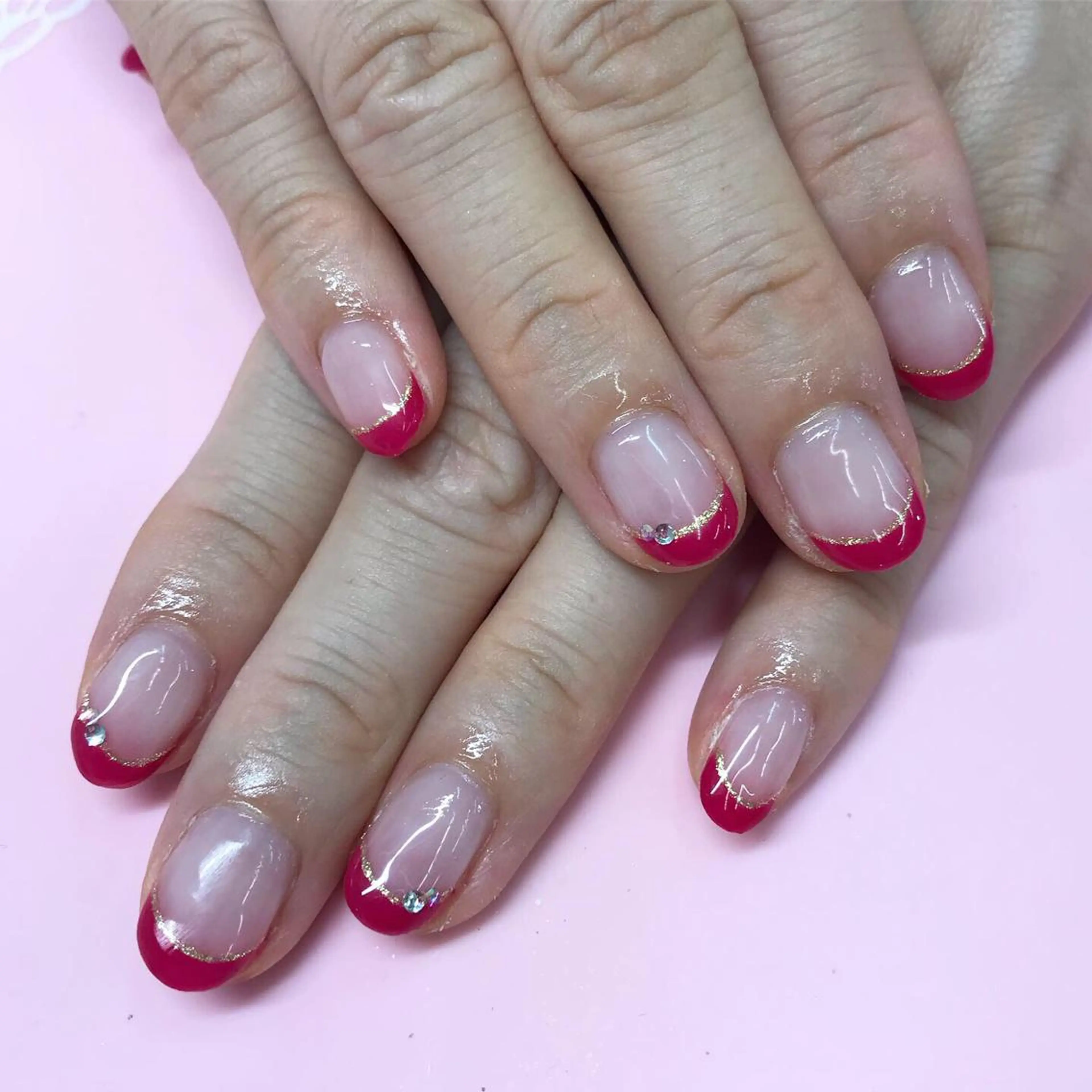 ネイル ストーンネイル アスピーネイル所属・アスピーネイル asukaのネイルデザイン