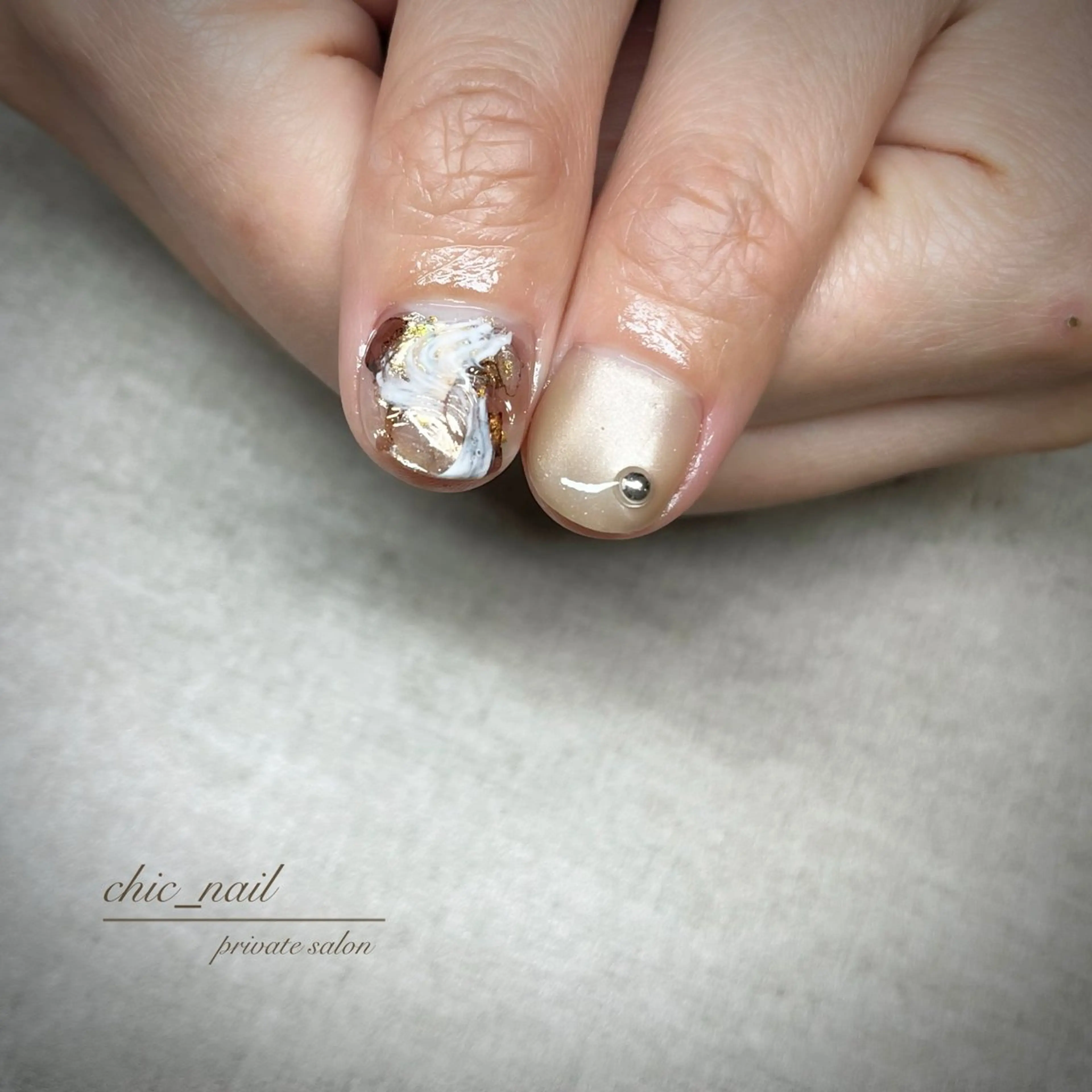 ネイル ニュアンスネイル chic_nail chieのネイルデザイン