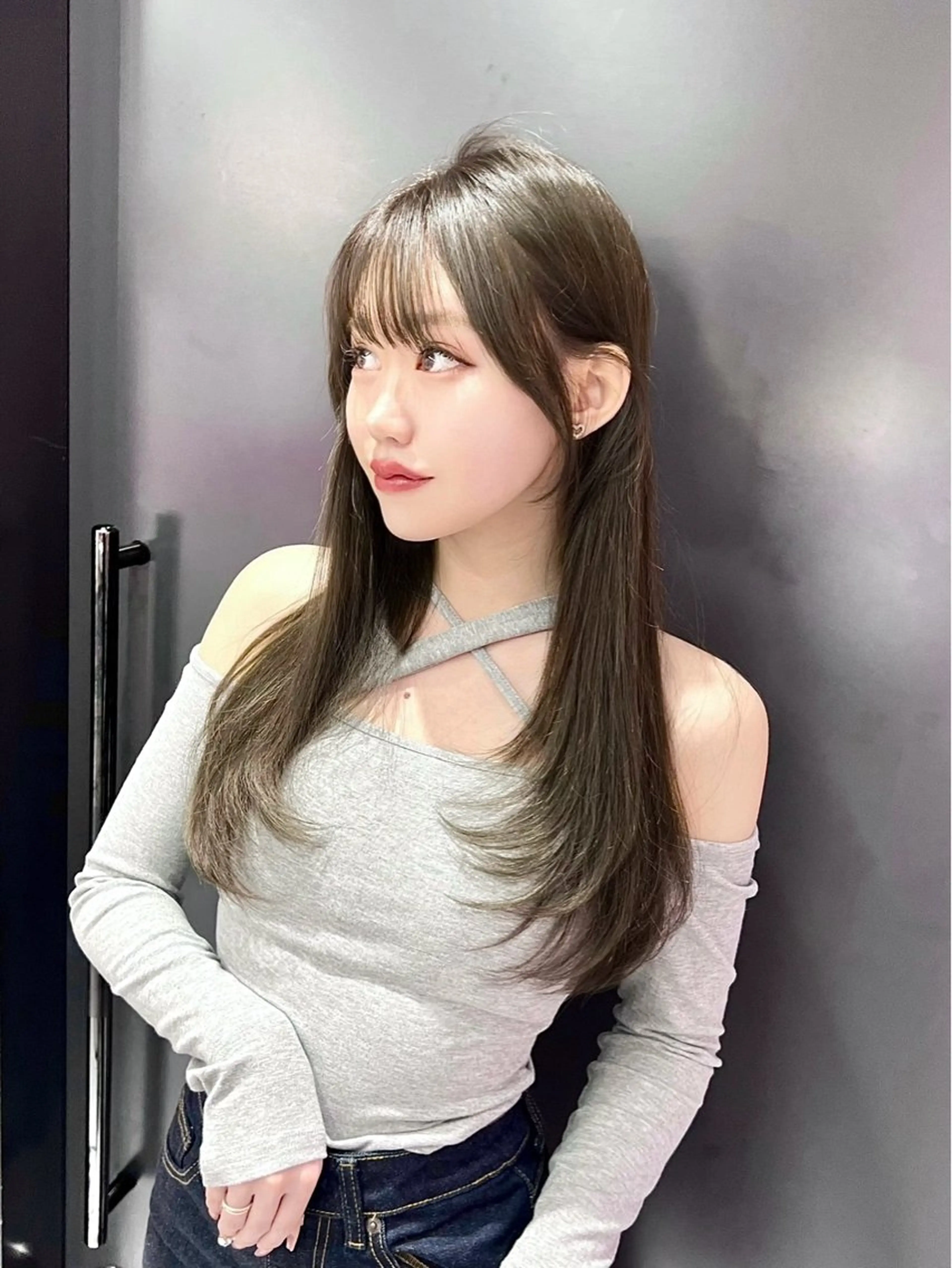 ロング カット ヘアカラー トリートメント 韓国/縮毛矯正/ カンタのヘアスタイル