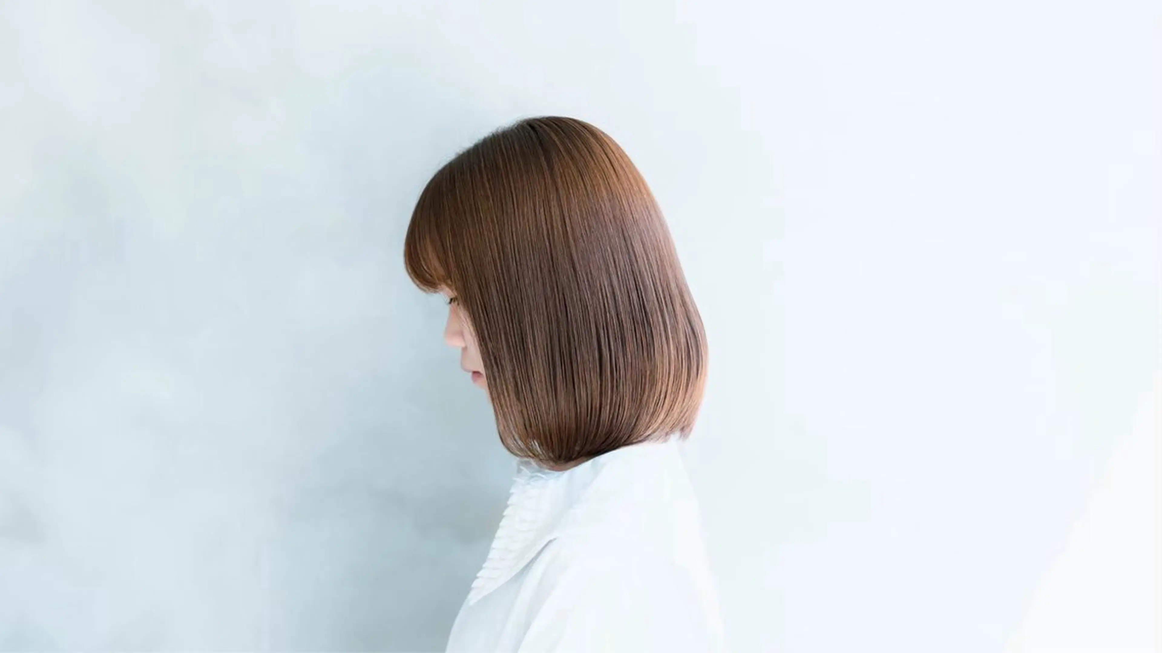 ミディアム カラー 馬場 菜乃夏のヘアスタイル