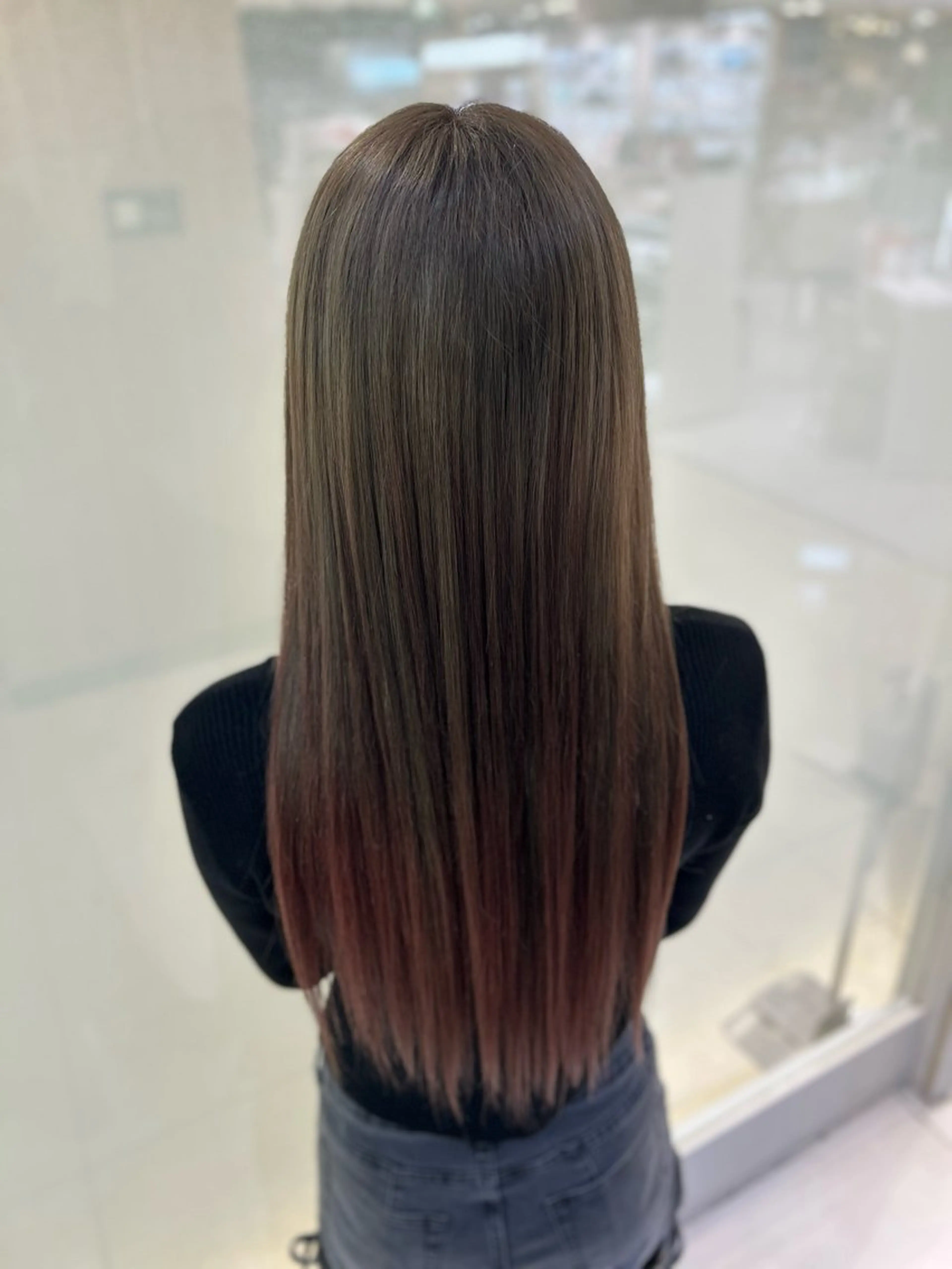 ロング カット トリートメント 艶質改善/縮毛矯正 ササキナツミのヘアスタイル