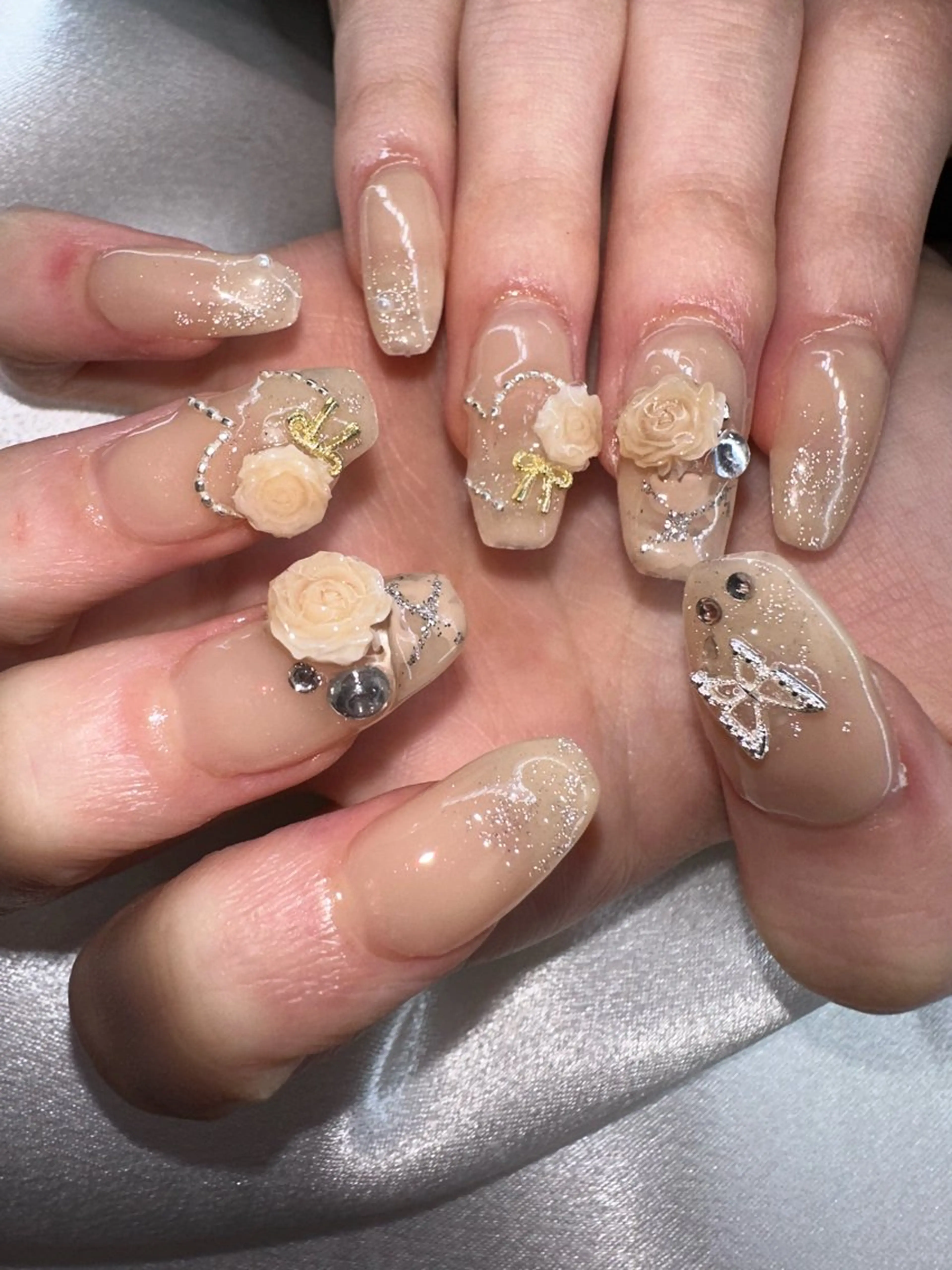 ミディアム ハンドネイル YOKOSUKA NAILS⚓️のネイルデザイン
