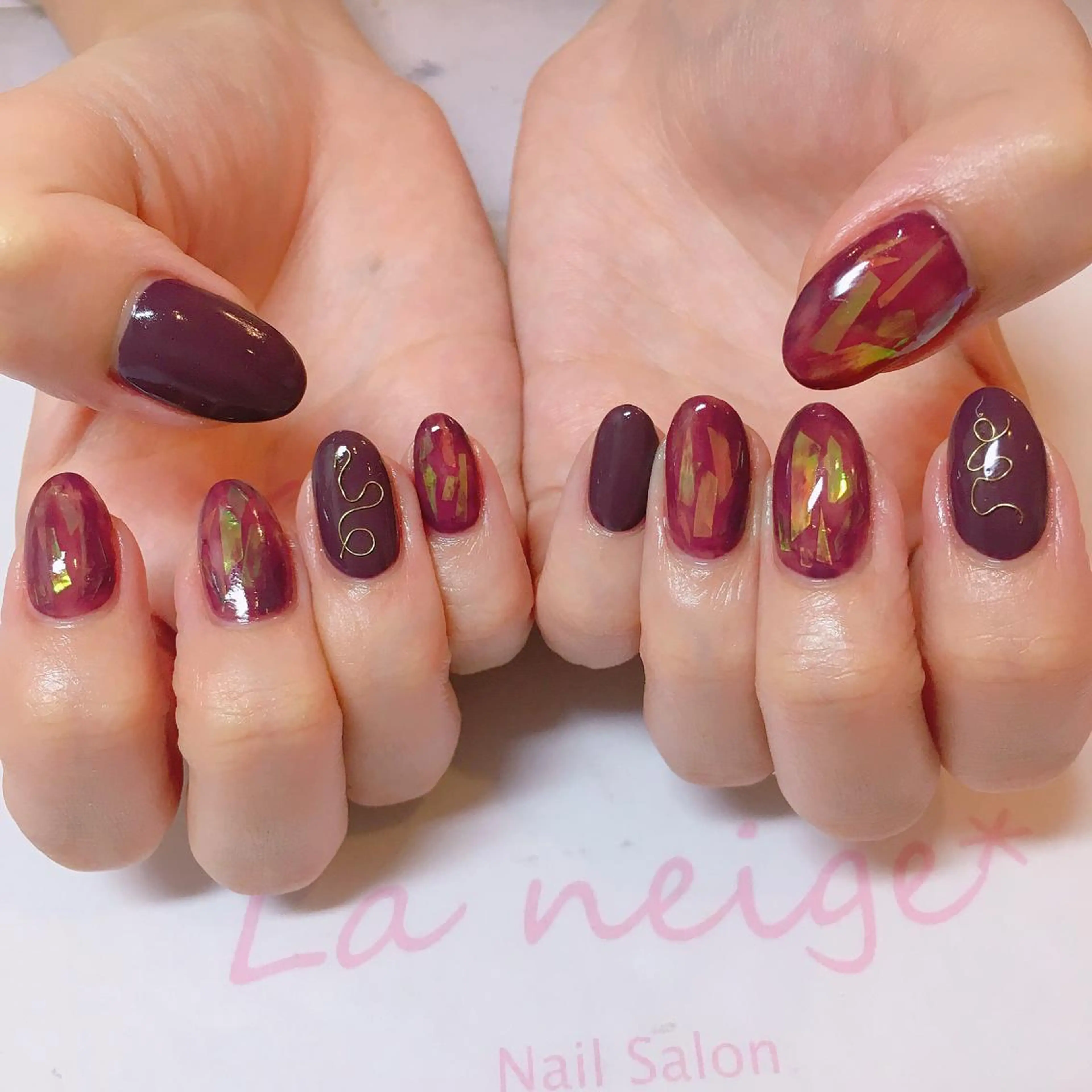 ネイル La neige* yuki 🥯🍑のネイルデザイン