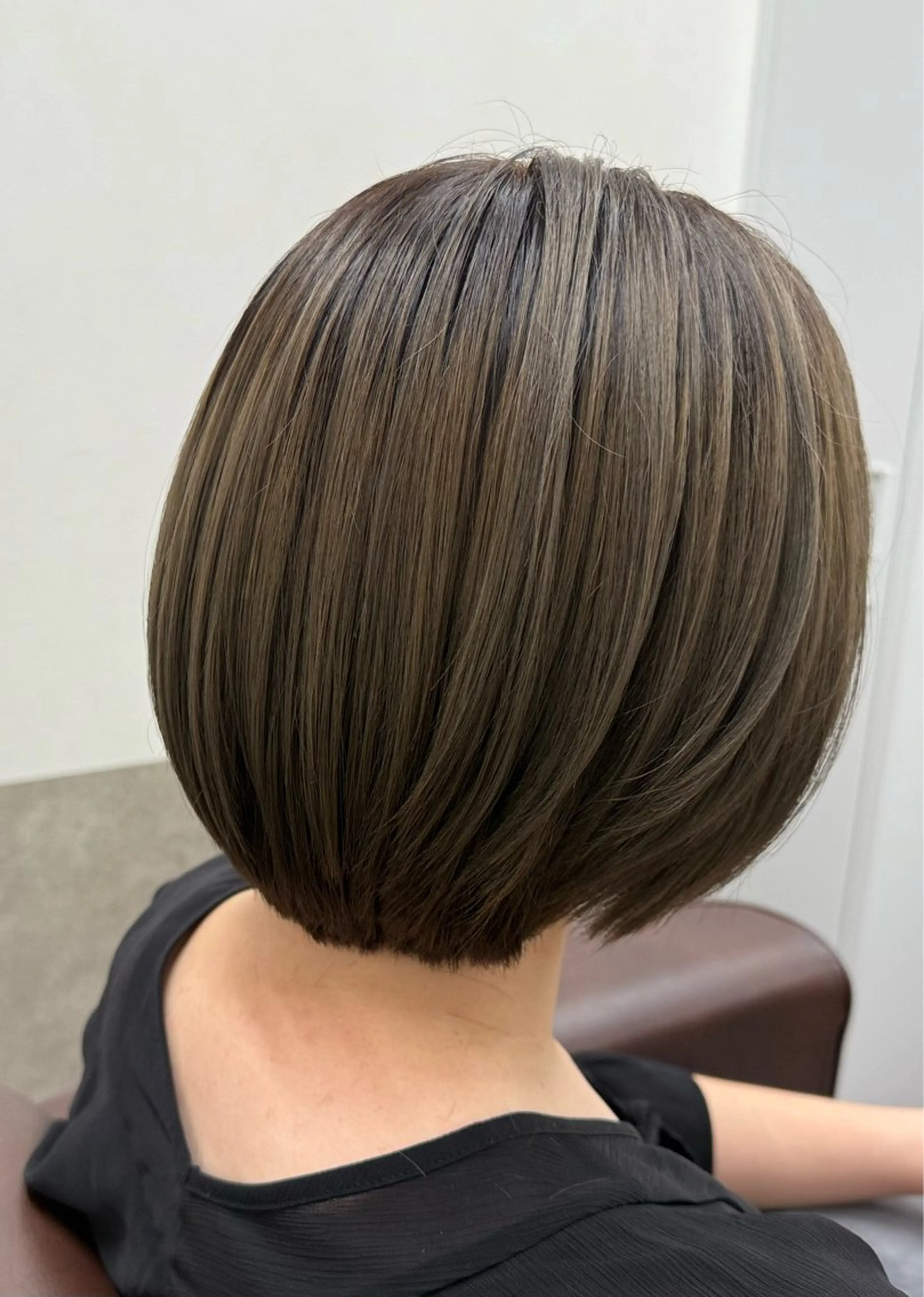 ショート カット ヘアカラー トリートメント 髪質改善🪽半個室 サロン新宿3丁目のヘアスタイル