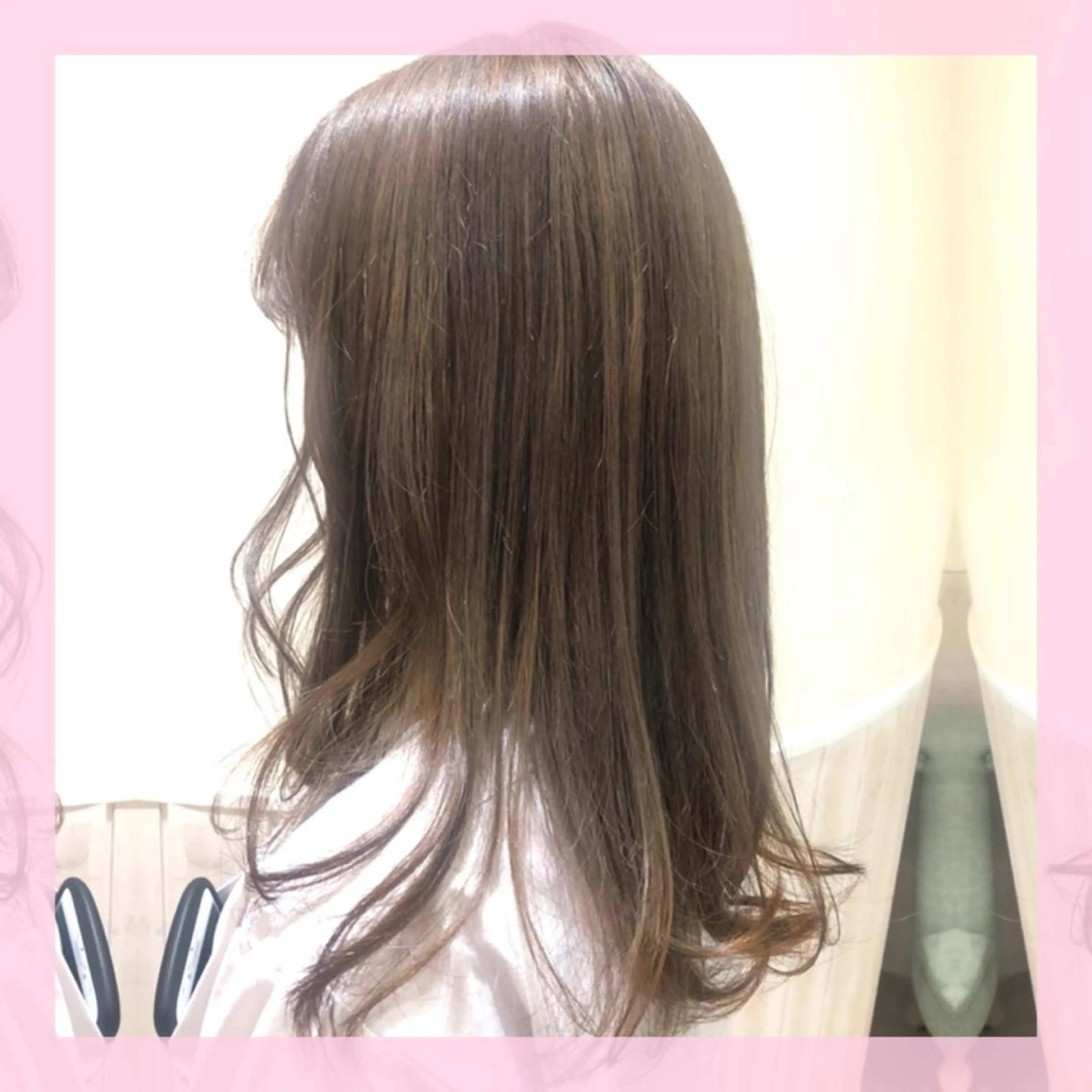 ミディアム カラー グレージュ カット ヘアカラー plum.所属・🍒前川 🍒のヘアスタイル