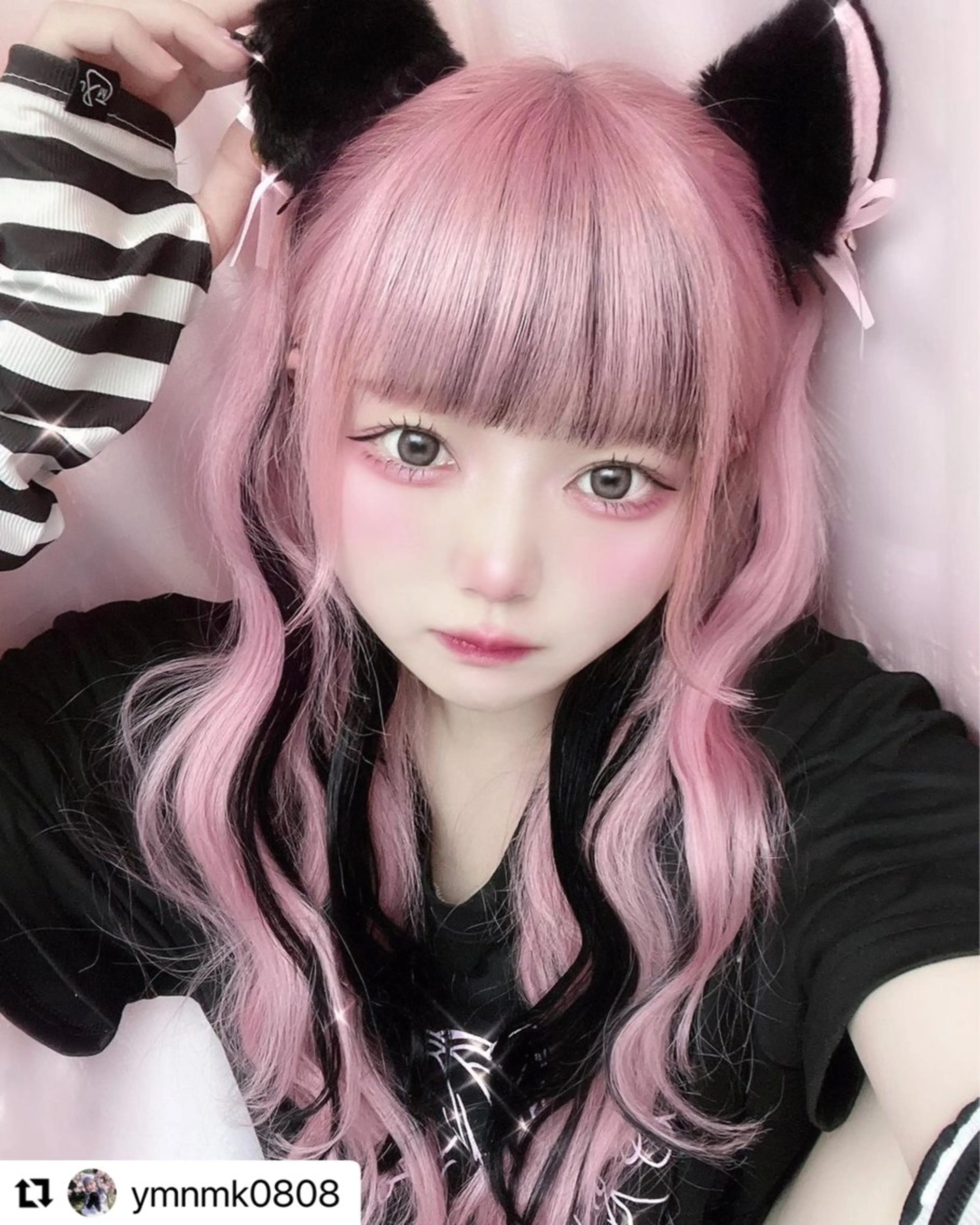 ロング ✨ハイトーン✨透明感 ✨生神　優季のヘアスタイル