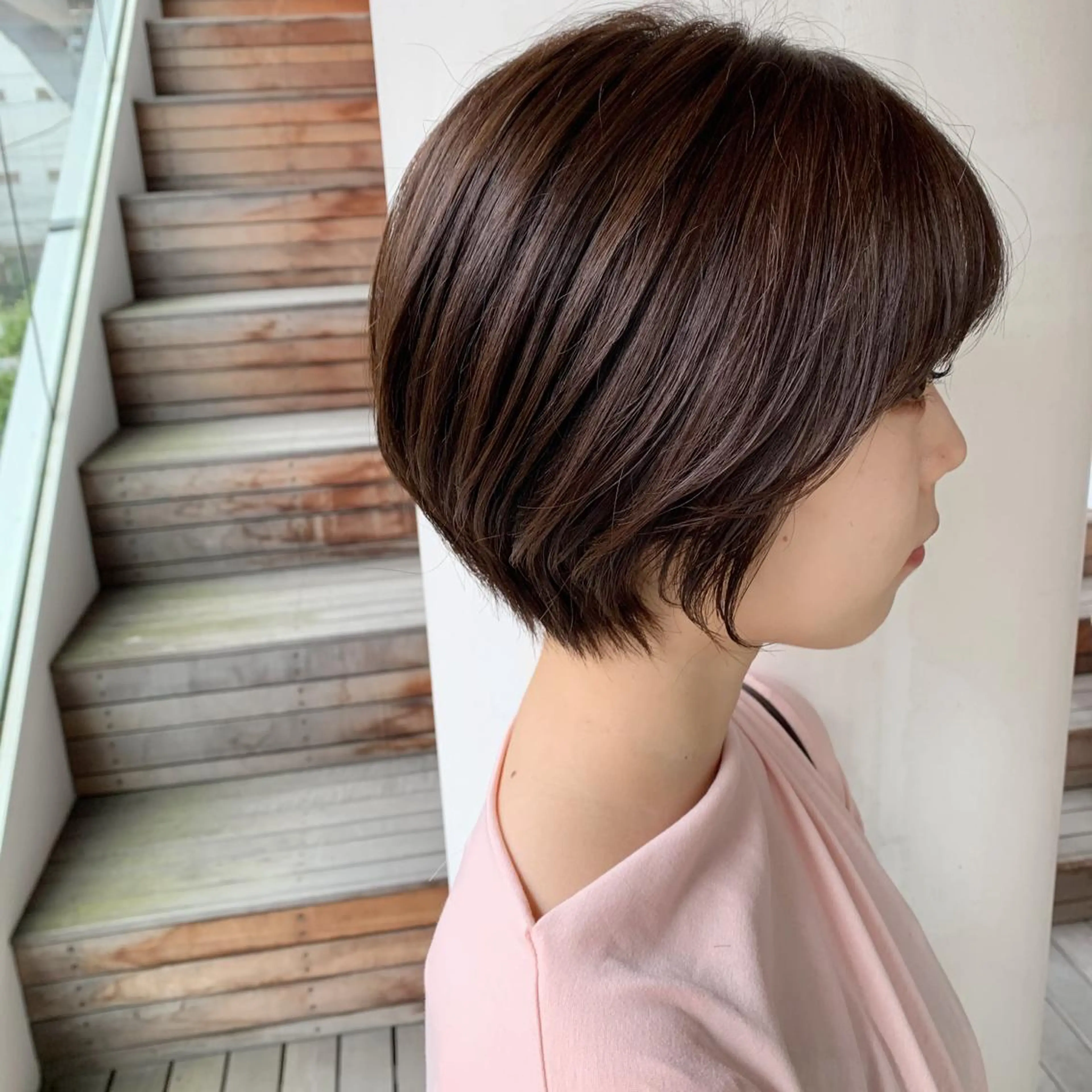 ショート ショートヘア 【韓国風くびれヘア】 joule小木曽輝のヘアスタイル