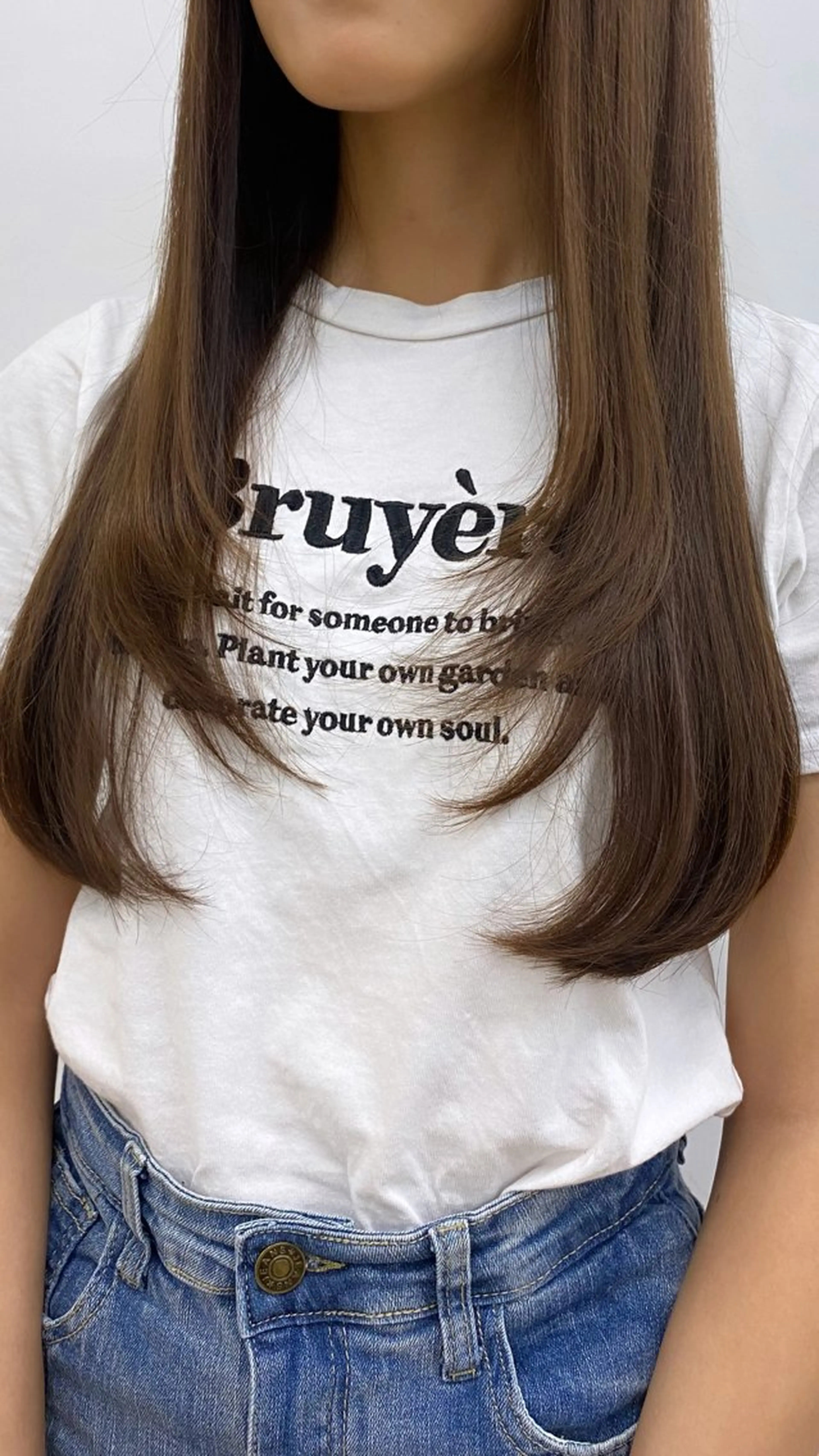 ロング カット nok所属・レイヤー/ベージュ/ どますず🌺のヘアスタイル