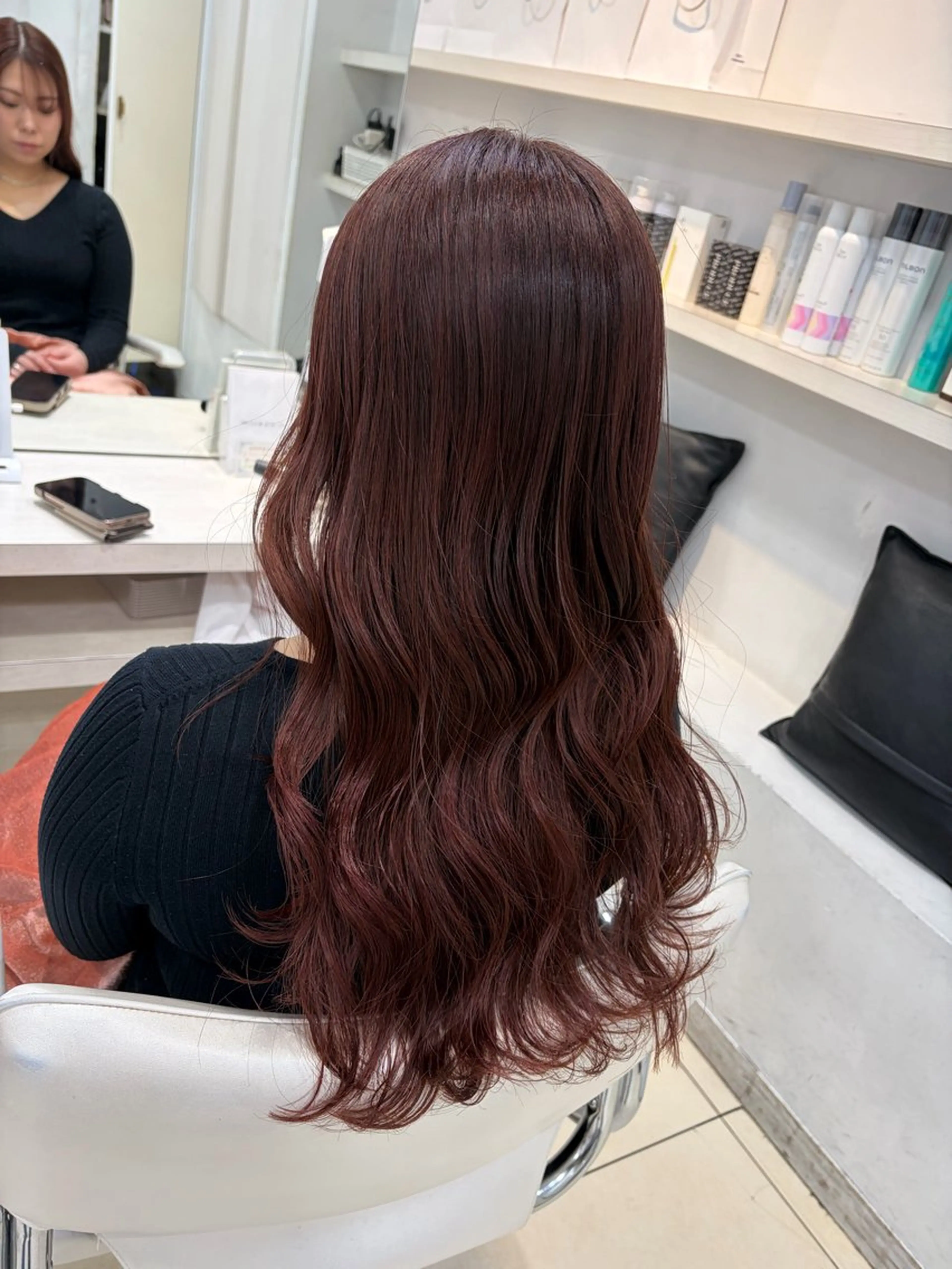 セミロング 【髪質改善カラー】 あむ·. ⟡ 🖤のヘアスタイル