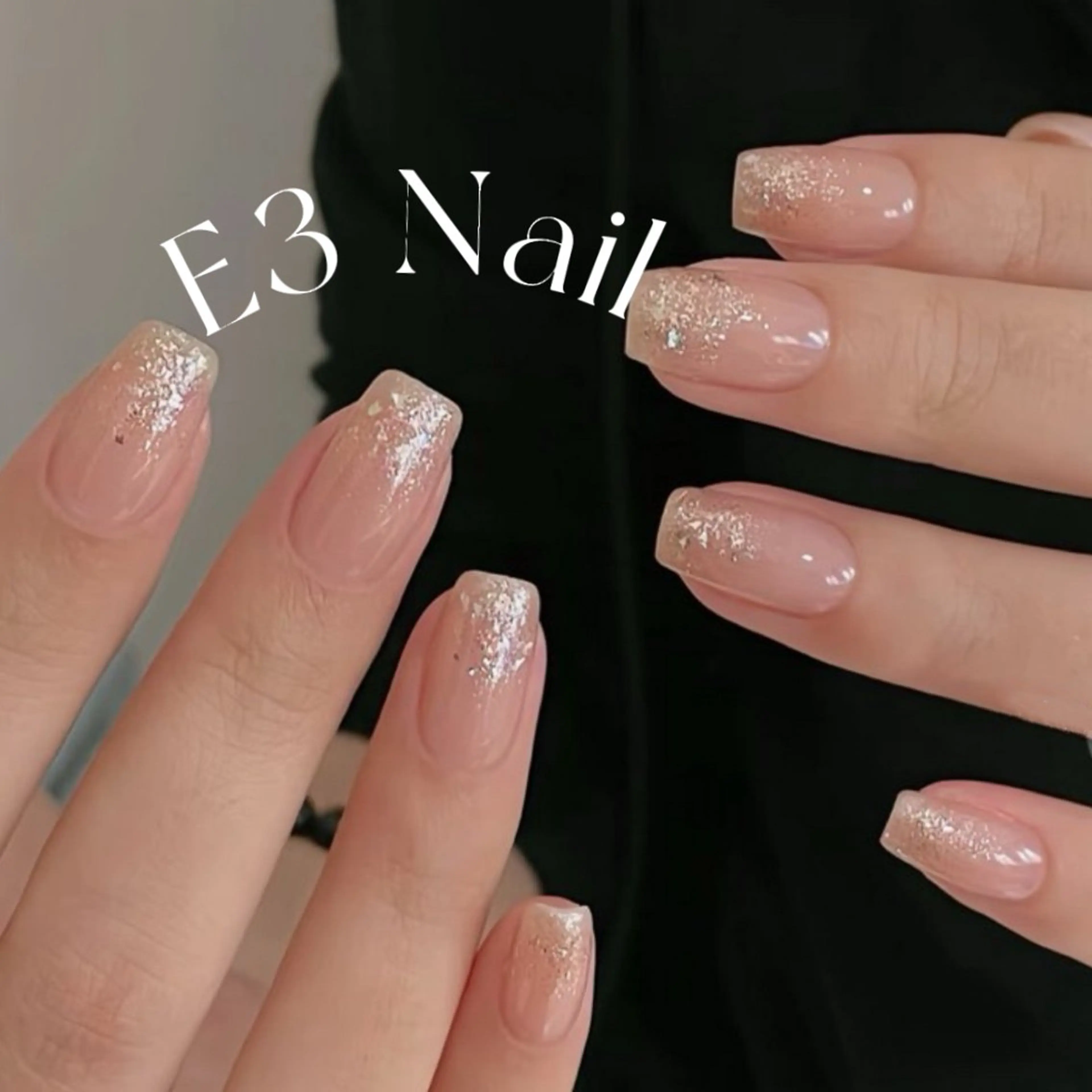 【自爪】ワンカラーorラメグラデーシ(オフあり)の写真