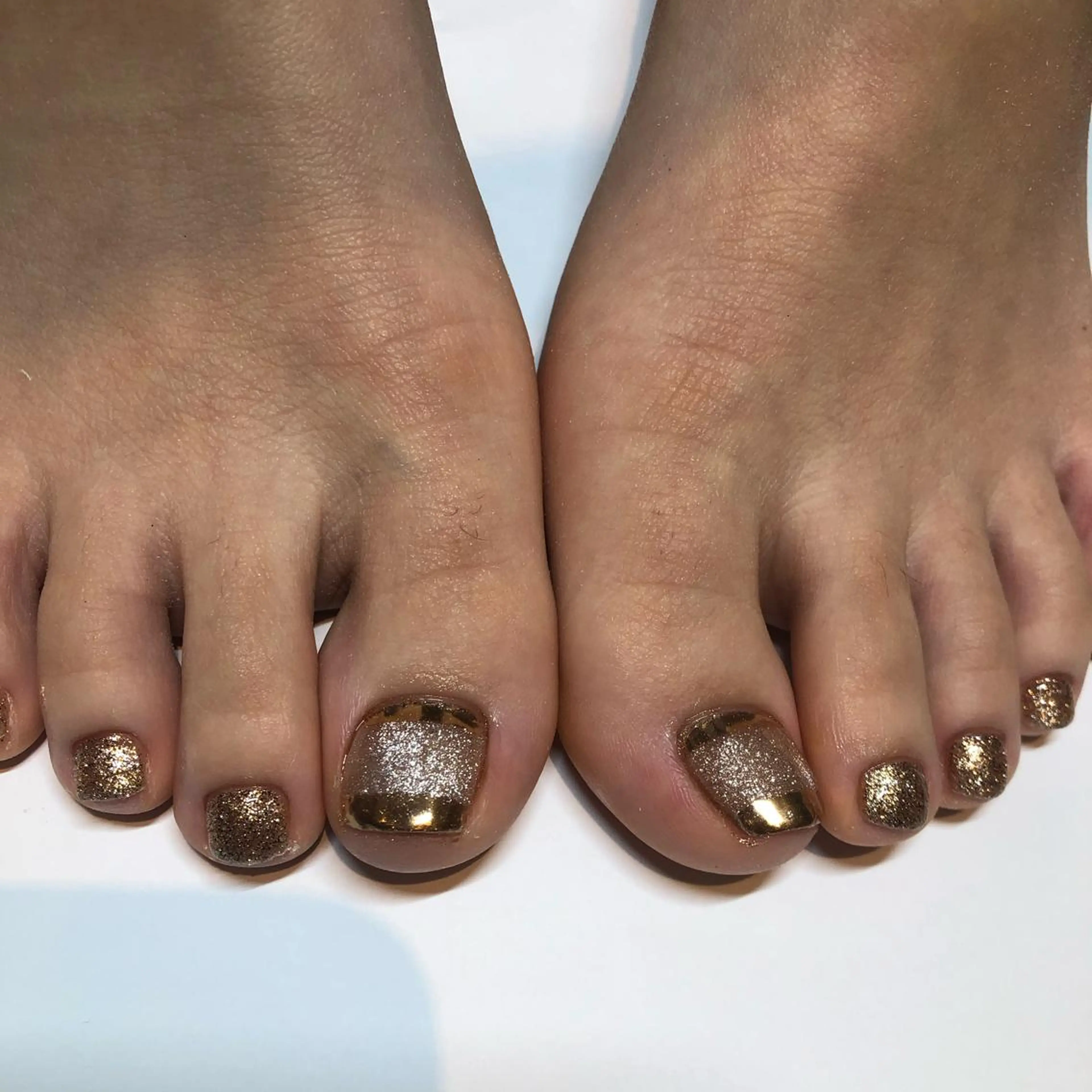 【フット】ワンカラーorグラデーションネイルの写真