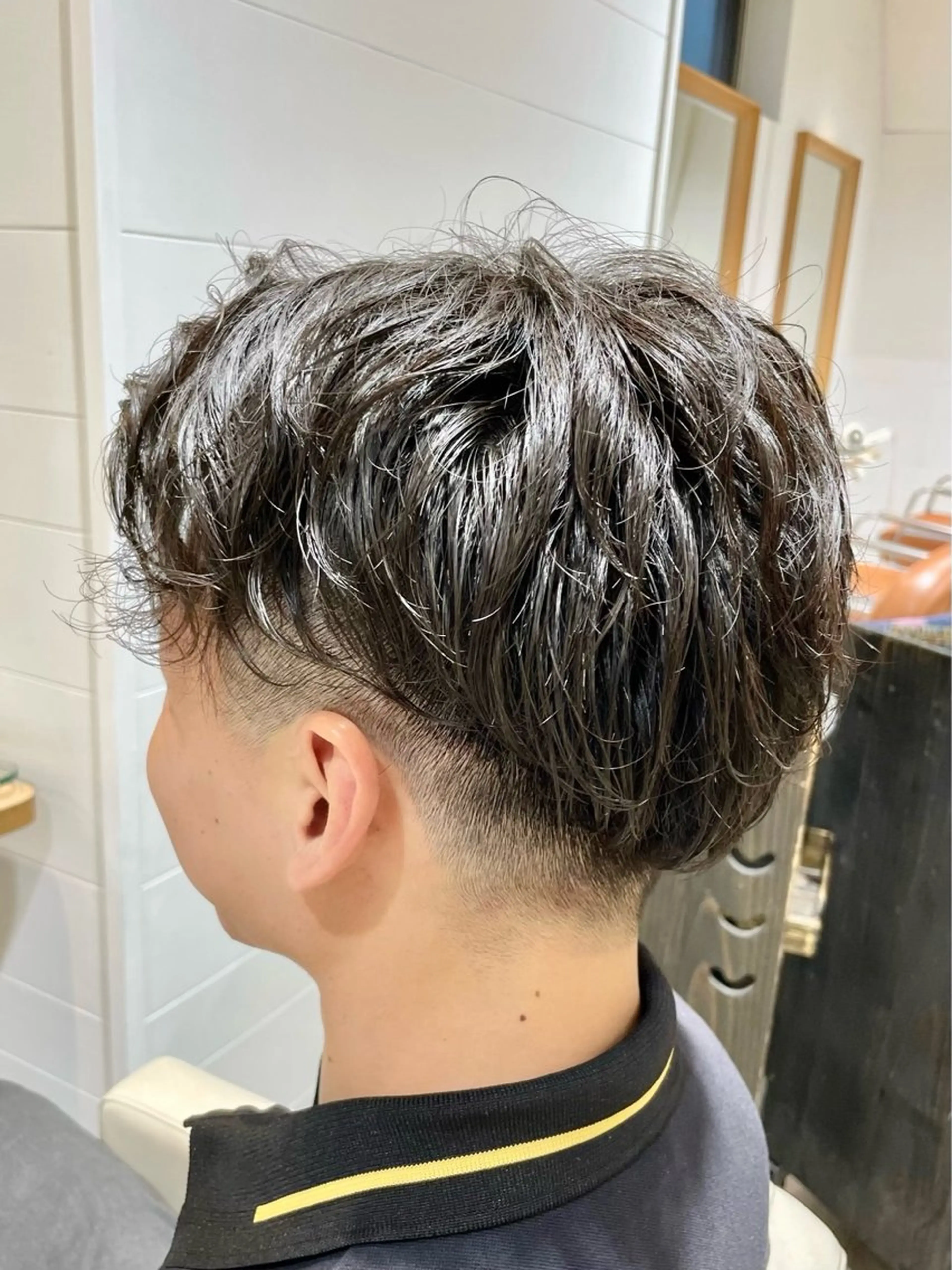 メンズ カット パーマ 🐝メンズハイライト …Rioのヘアスタイル