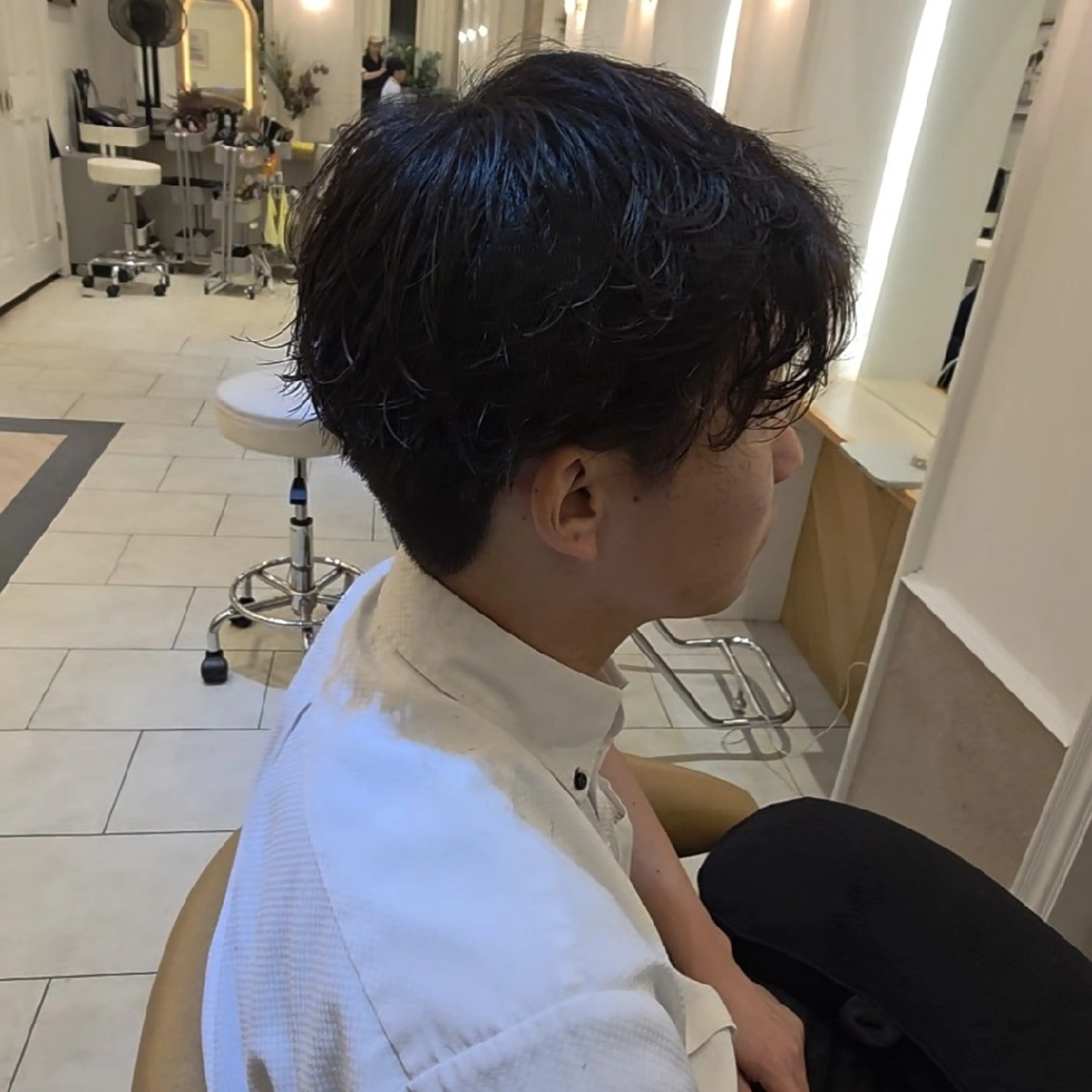 ショート カット GRITTERs 泉中央店所属・ロング/小顔レイヤー /カットモデル泉中央のヘアスタイル