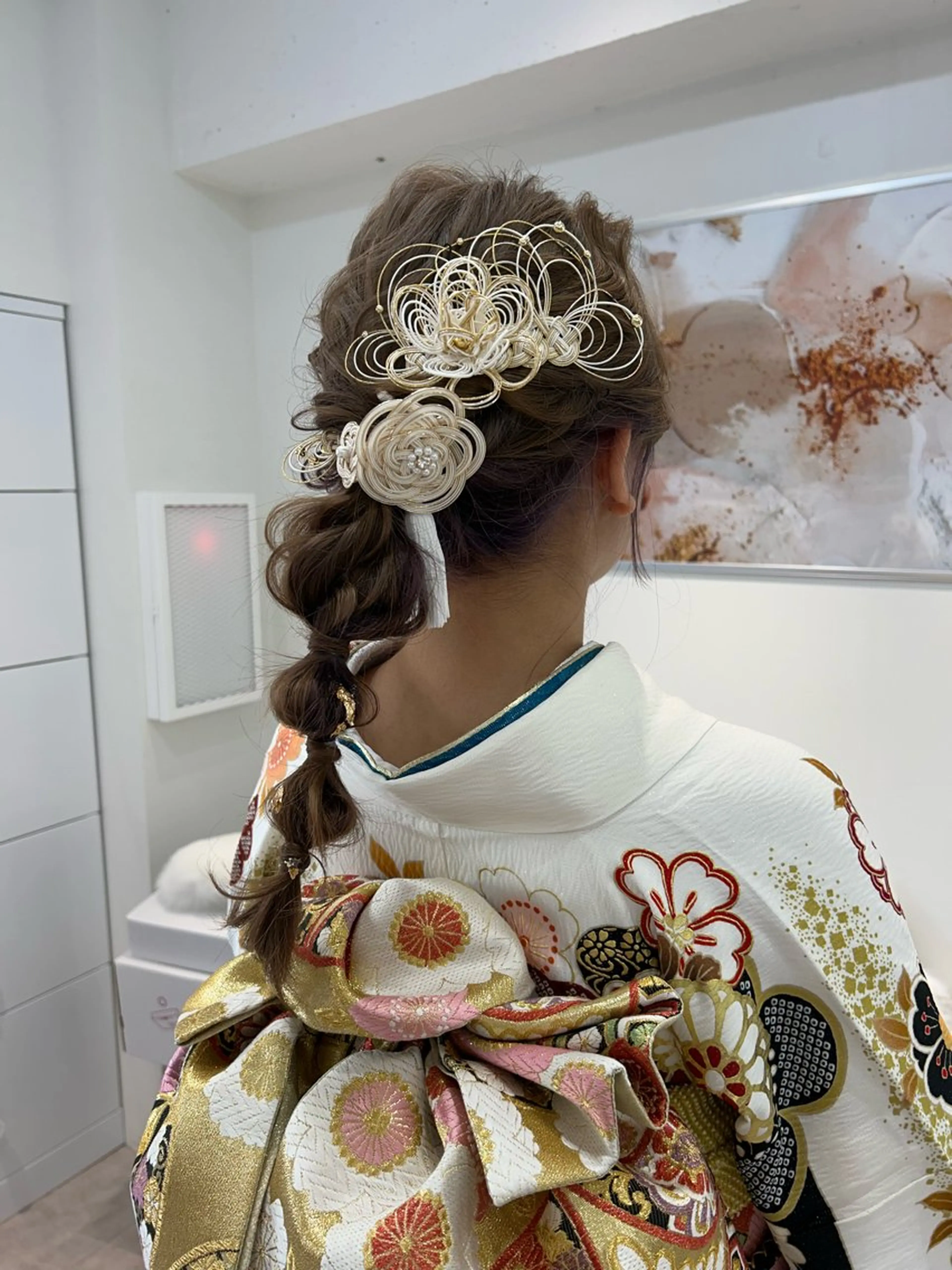 ロング 卒業式ヘアセット🎀 ヘアアレンジのヘアスタイル