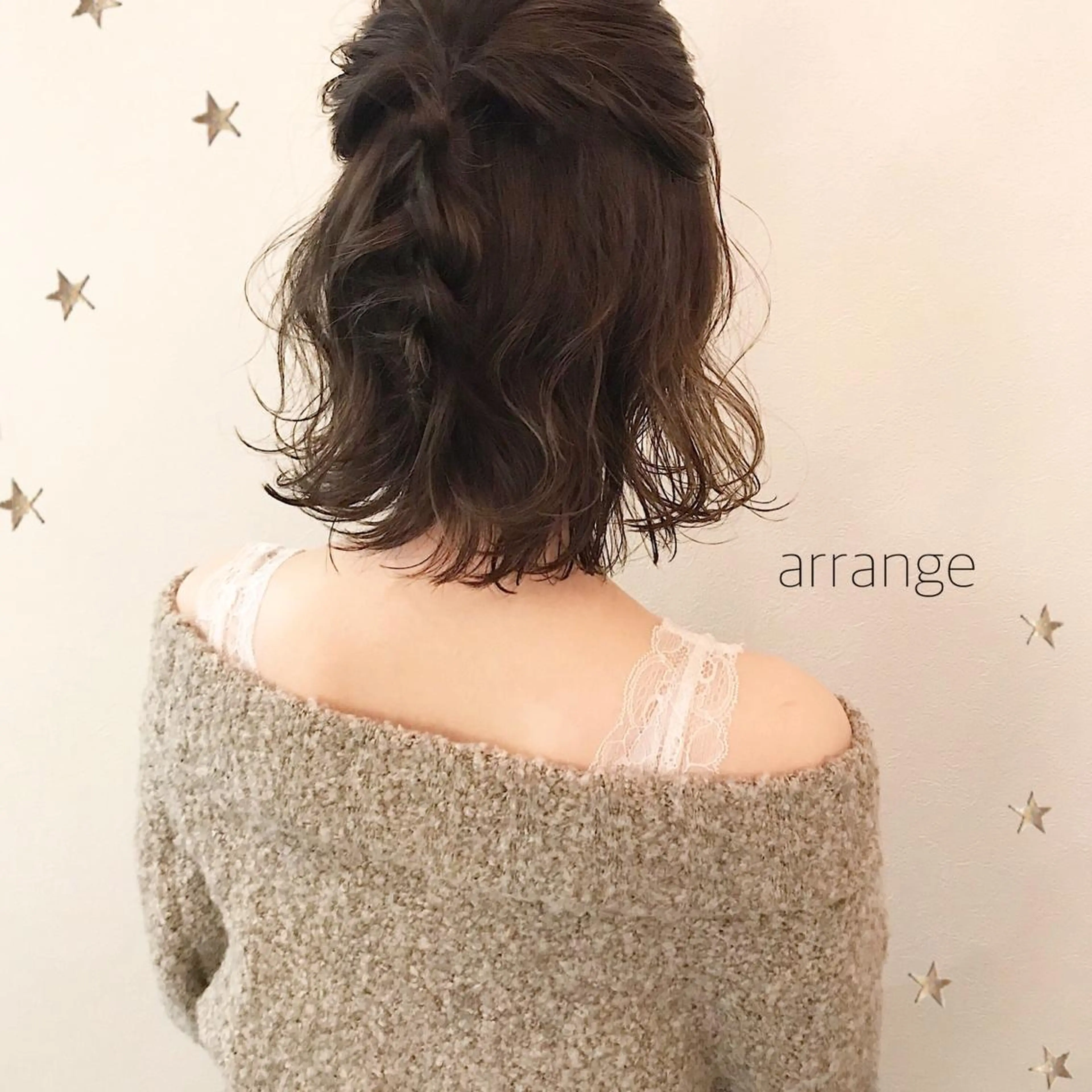 ミディアム ヘアアレンジ salon AKIRA所属・市川 千夏のヘアスタイル
