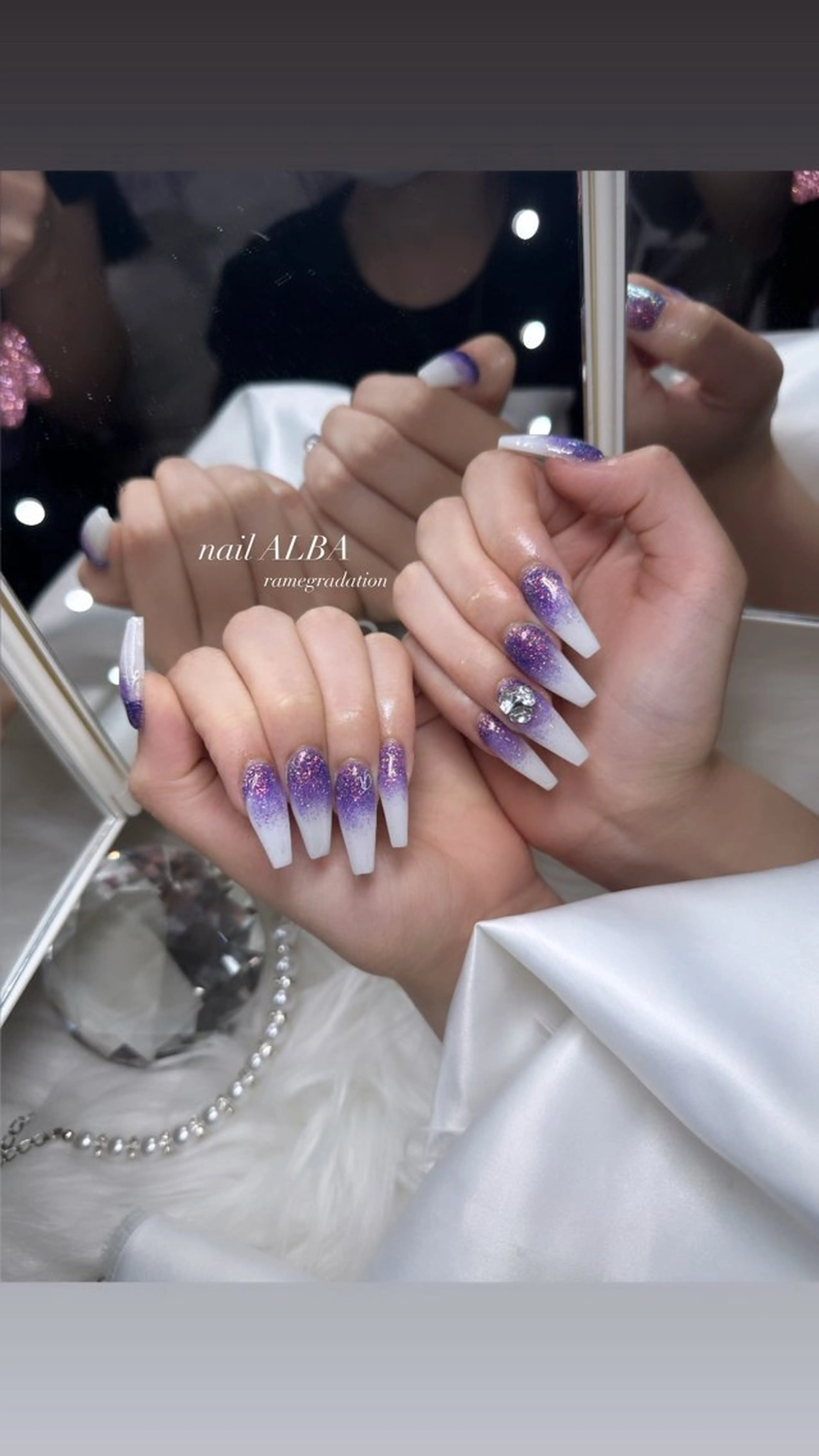 ネイル 加納 莉音のネイルデザイン