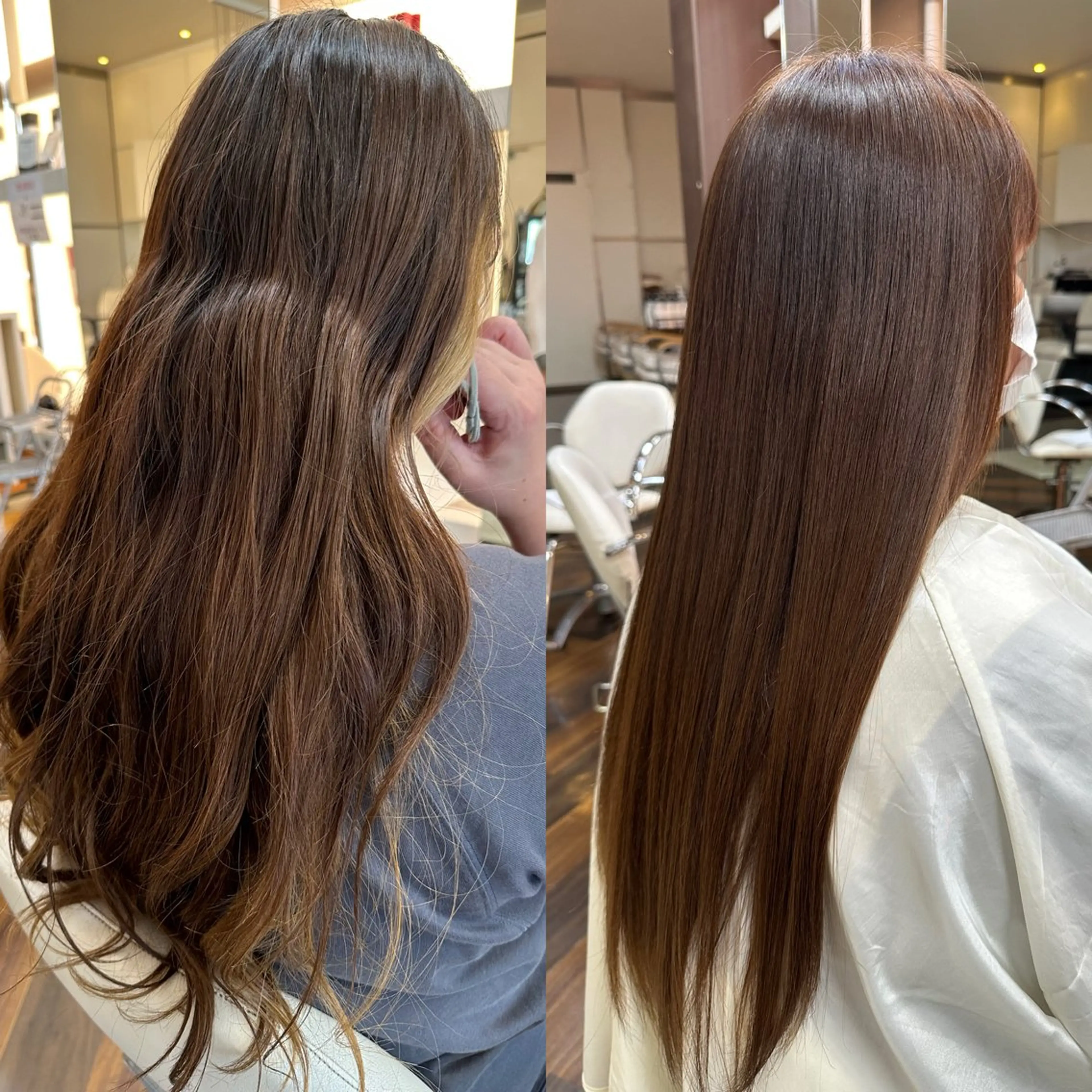 ロング 髪質改善 トリートメント 中川 卓のヘアスタイル