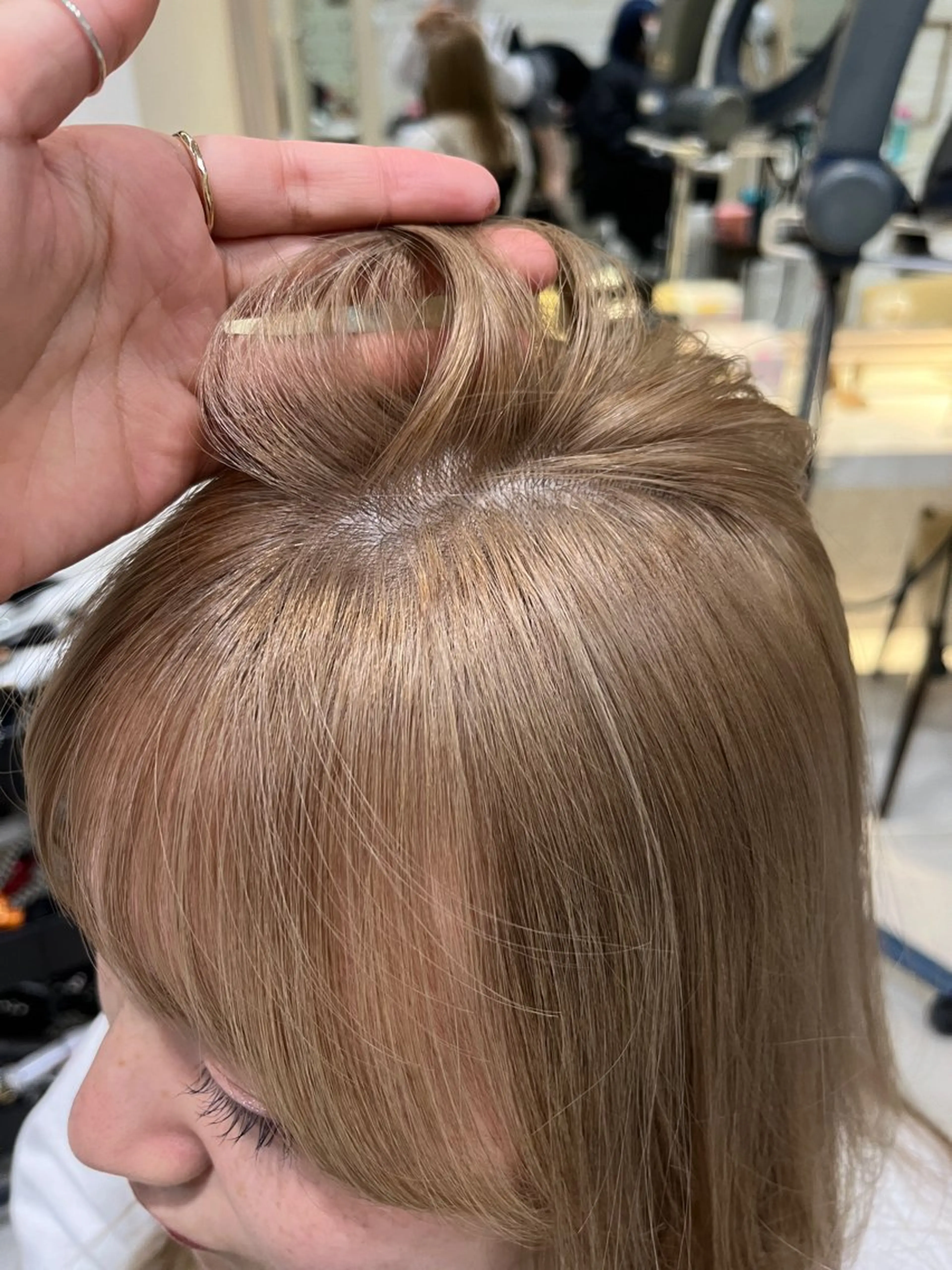 カラー ヘアカラー 黒田瀬奈/ボブ まろやかベージュのヘアスタイル