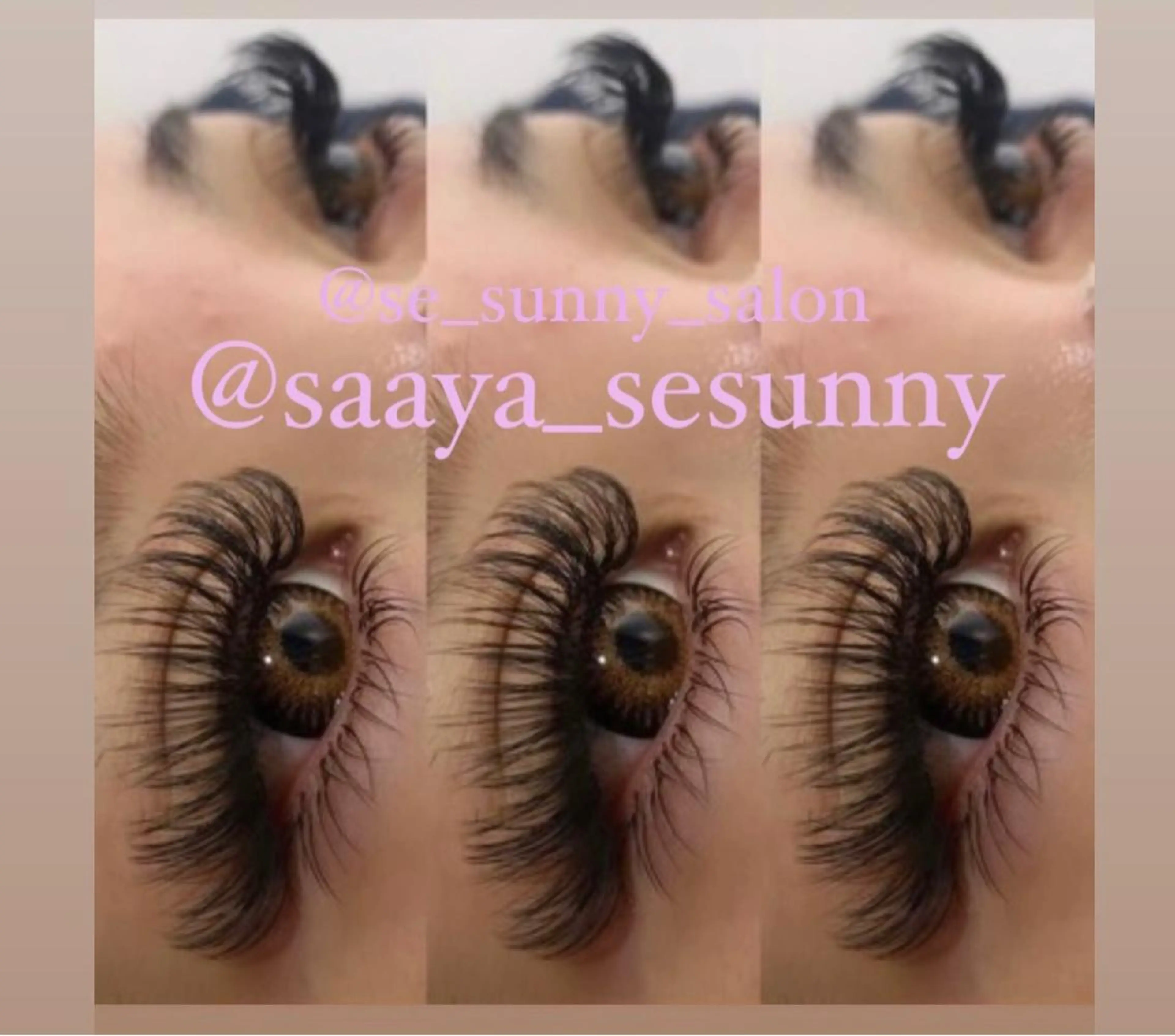 マツエク・マツパ 成人式 マツエク SESUNNY セサ二ー　SAYAのマツエク・マツパデザイン