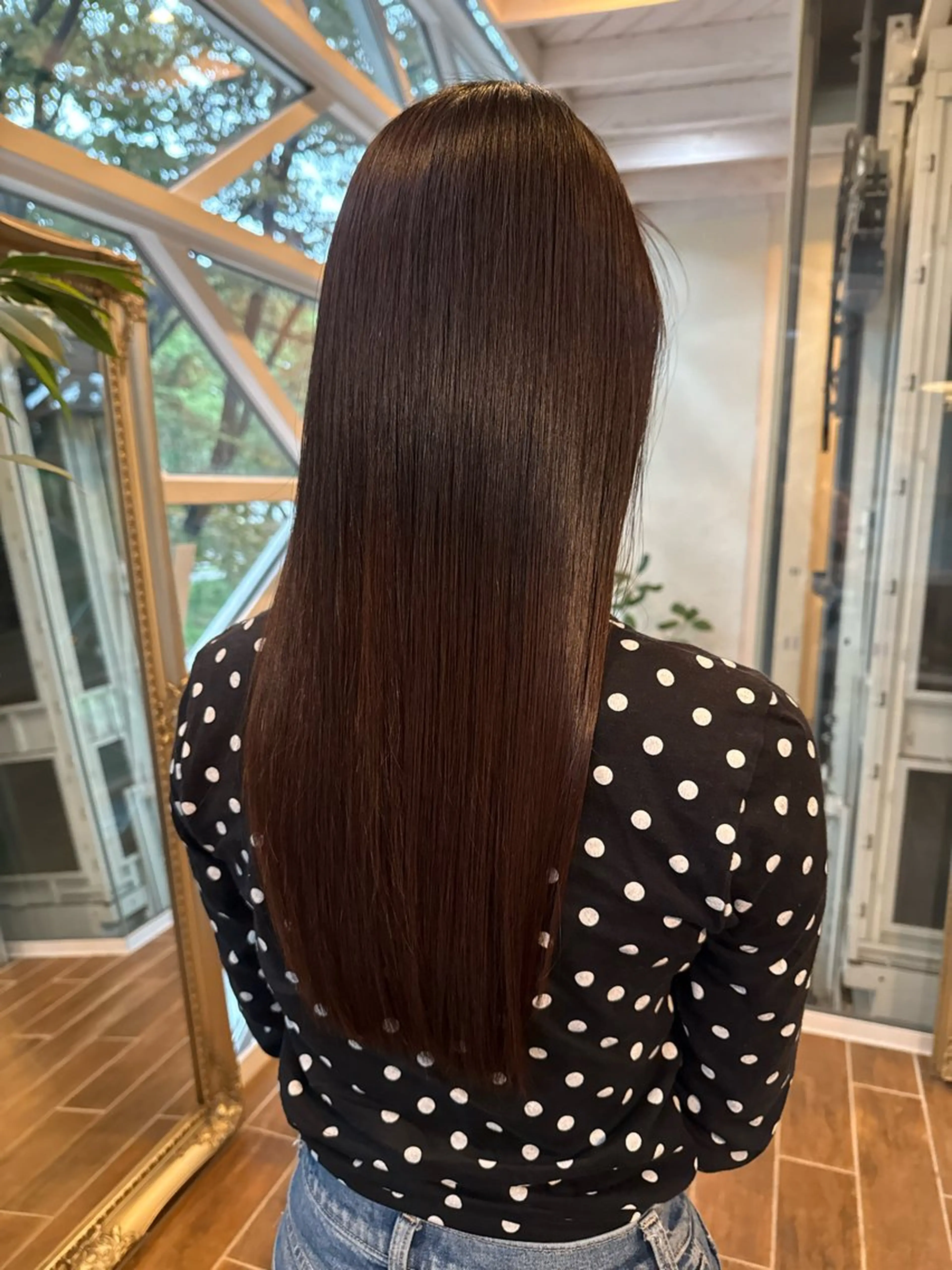 ロング 縮毛矯正 村上 輝のヘアスタイル