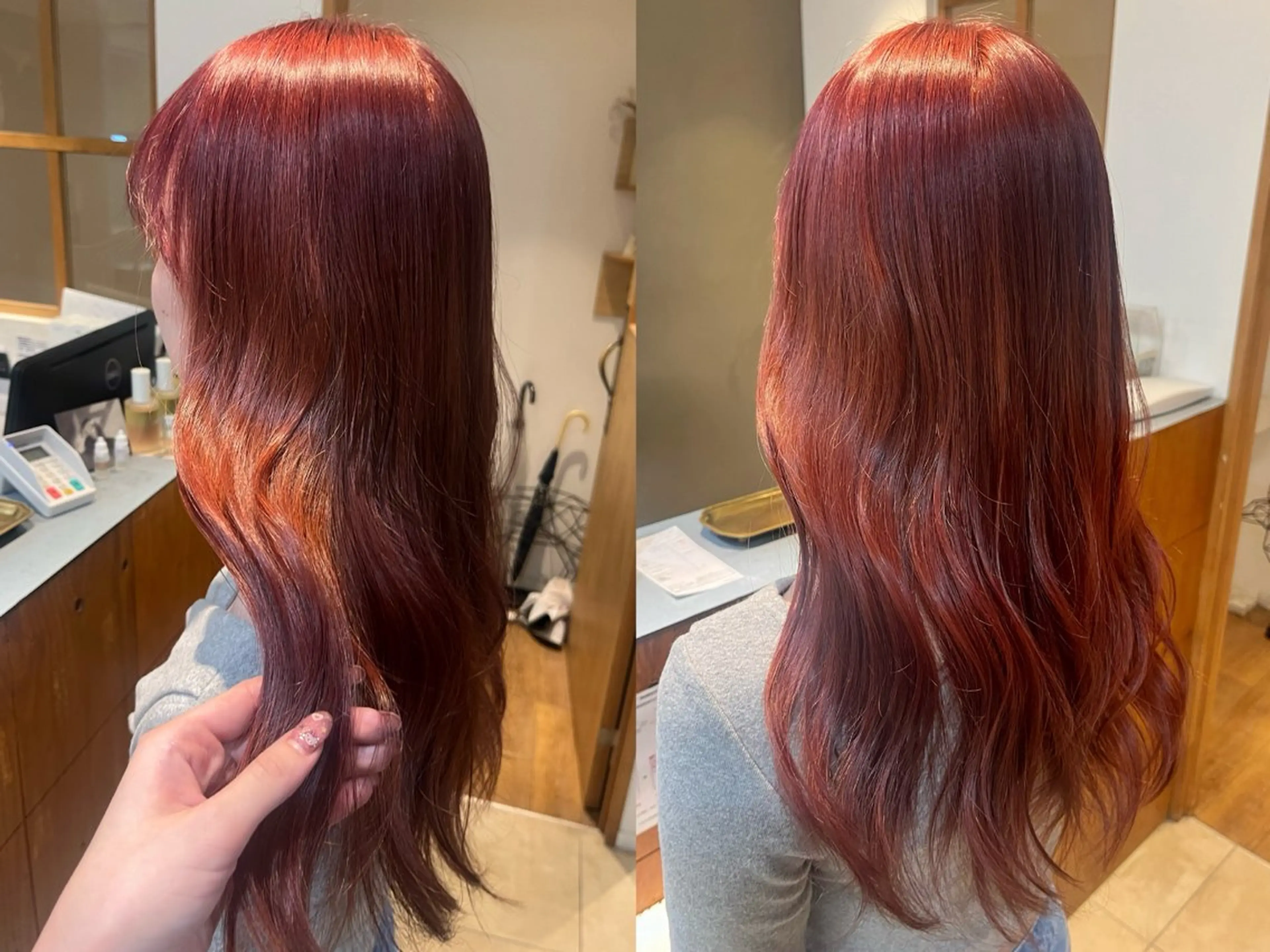 カラー 安達 葵のヘアスタイル