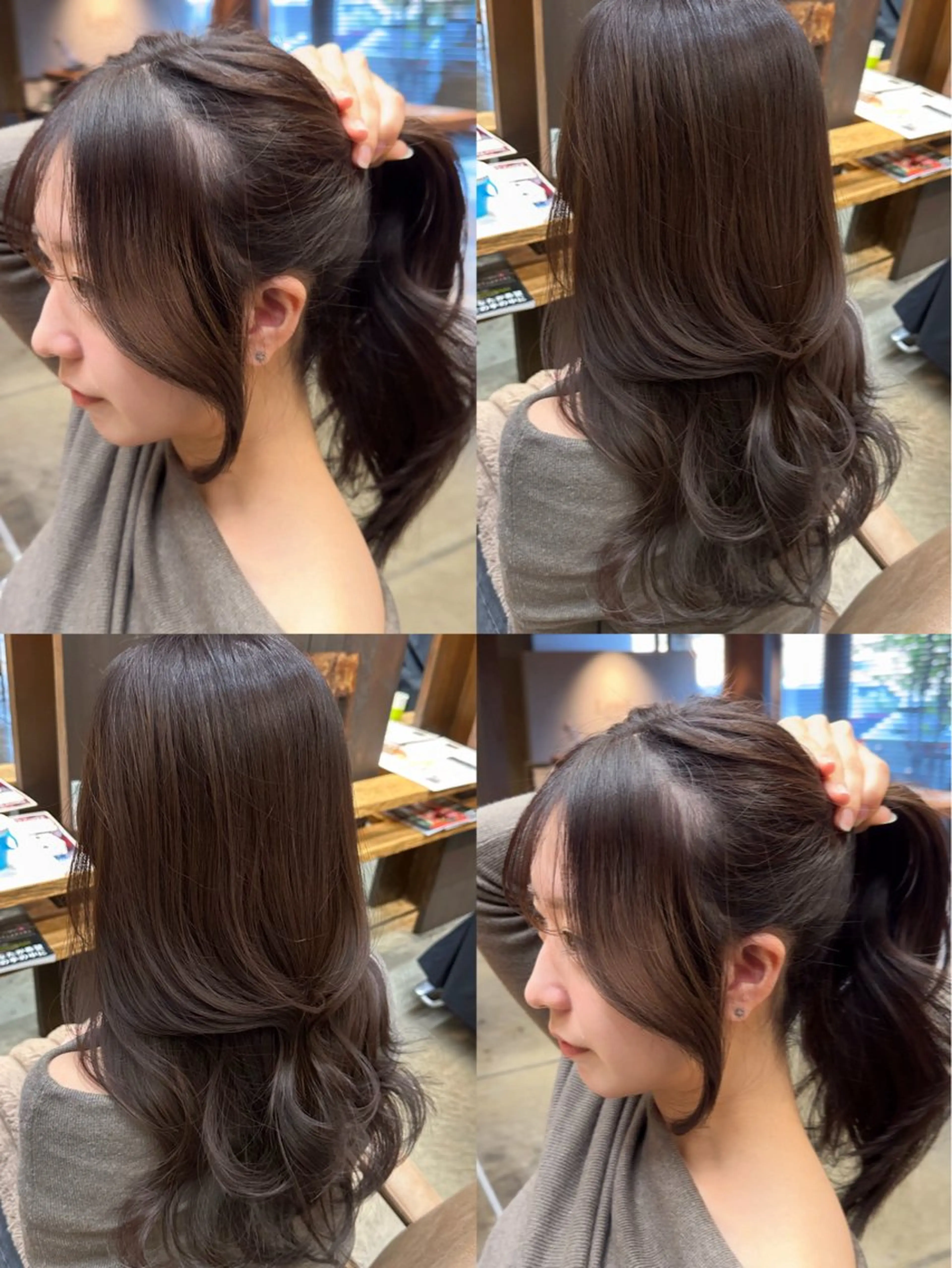 ロング レイヤーカット カット ヘアカラー トリートメント 艶カラー／ 今井春汰のヘアスタイル